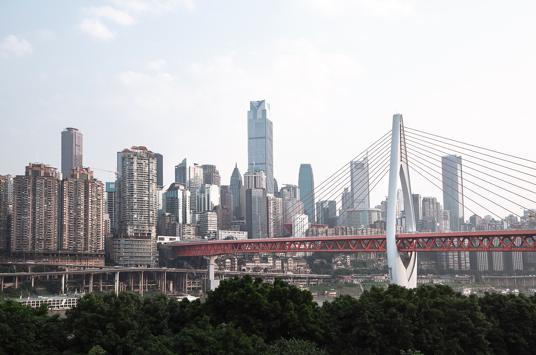 skyline of the chongqing