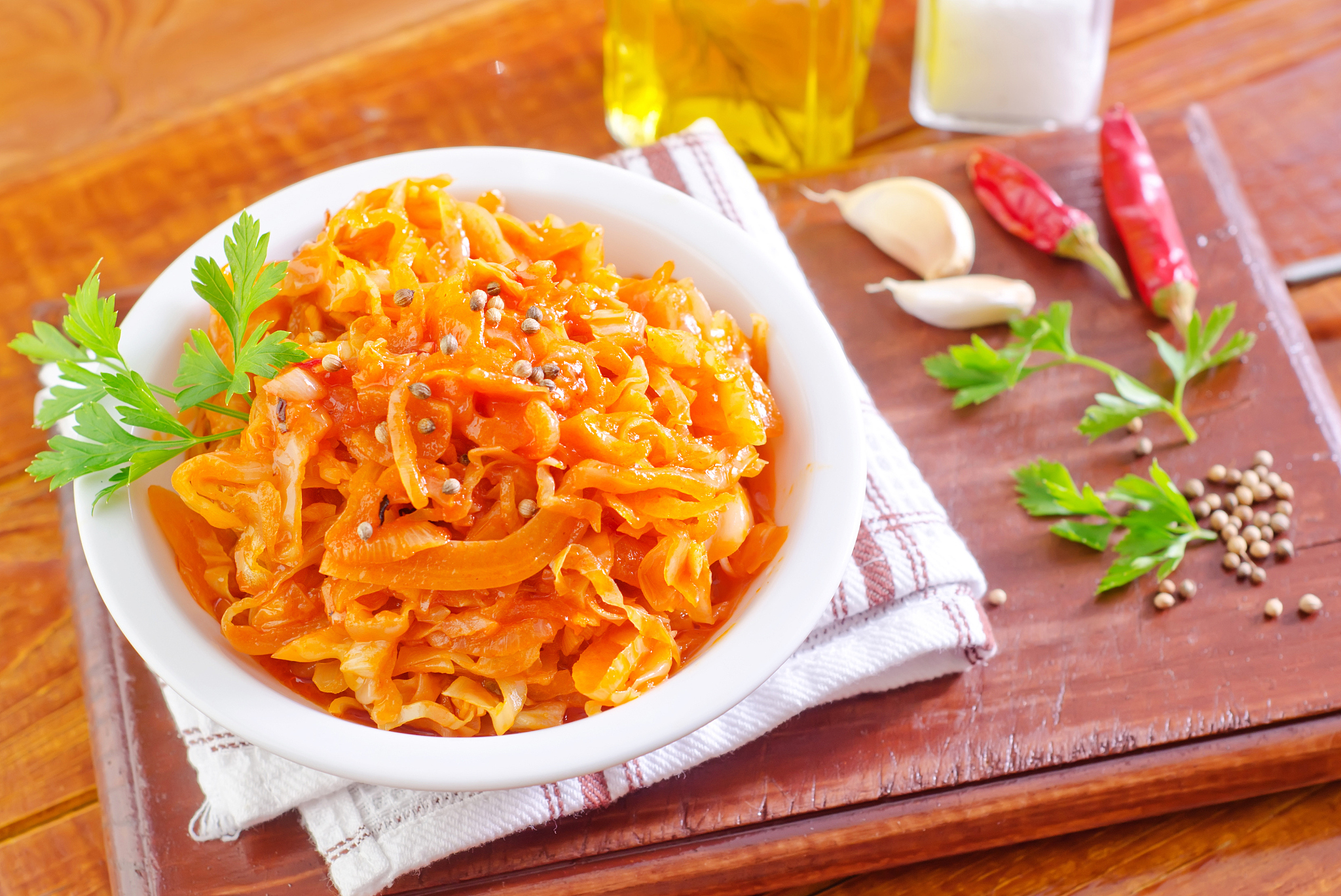 fried cabbage