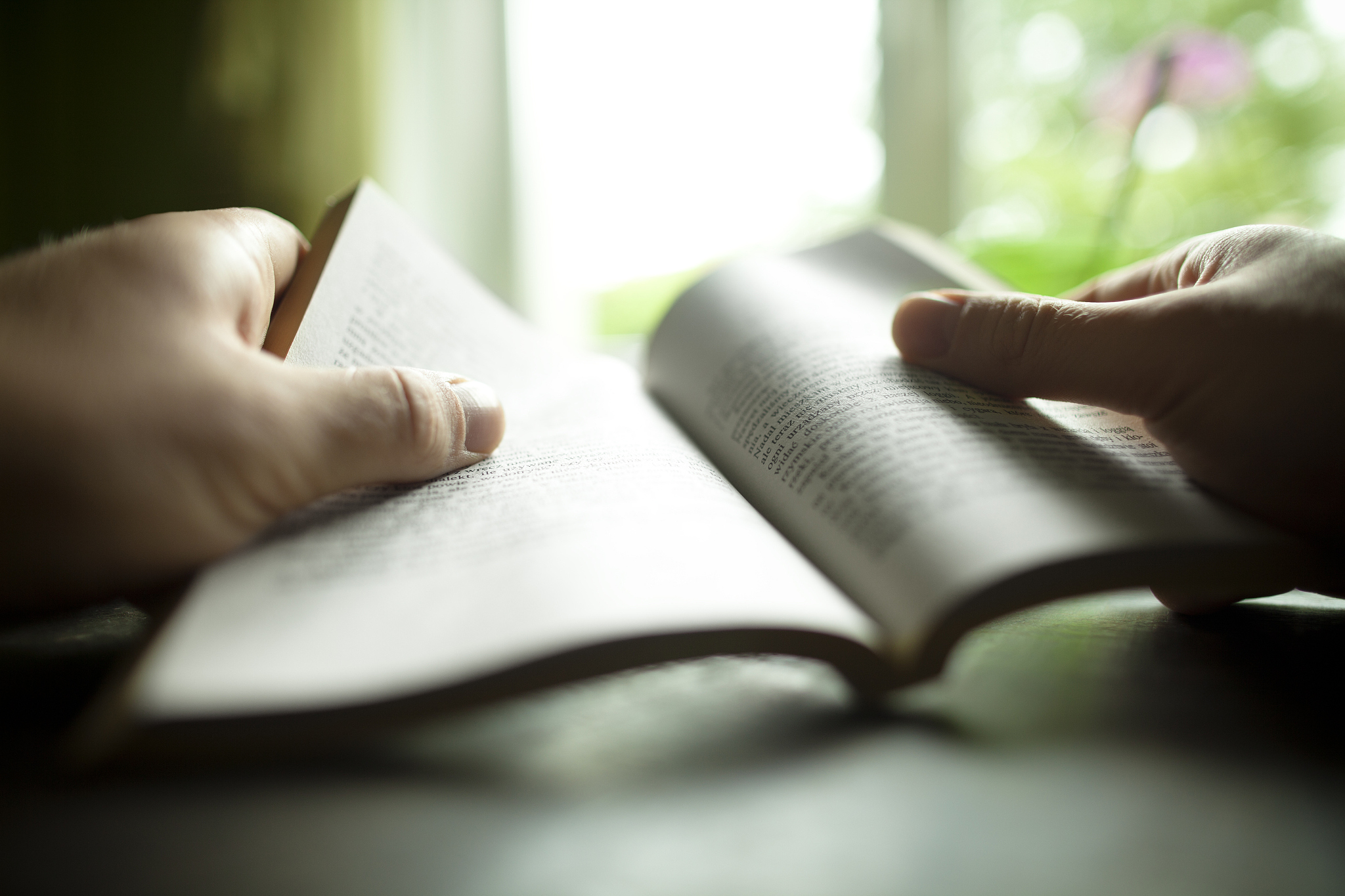 reading book