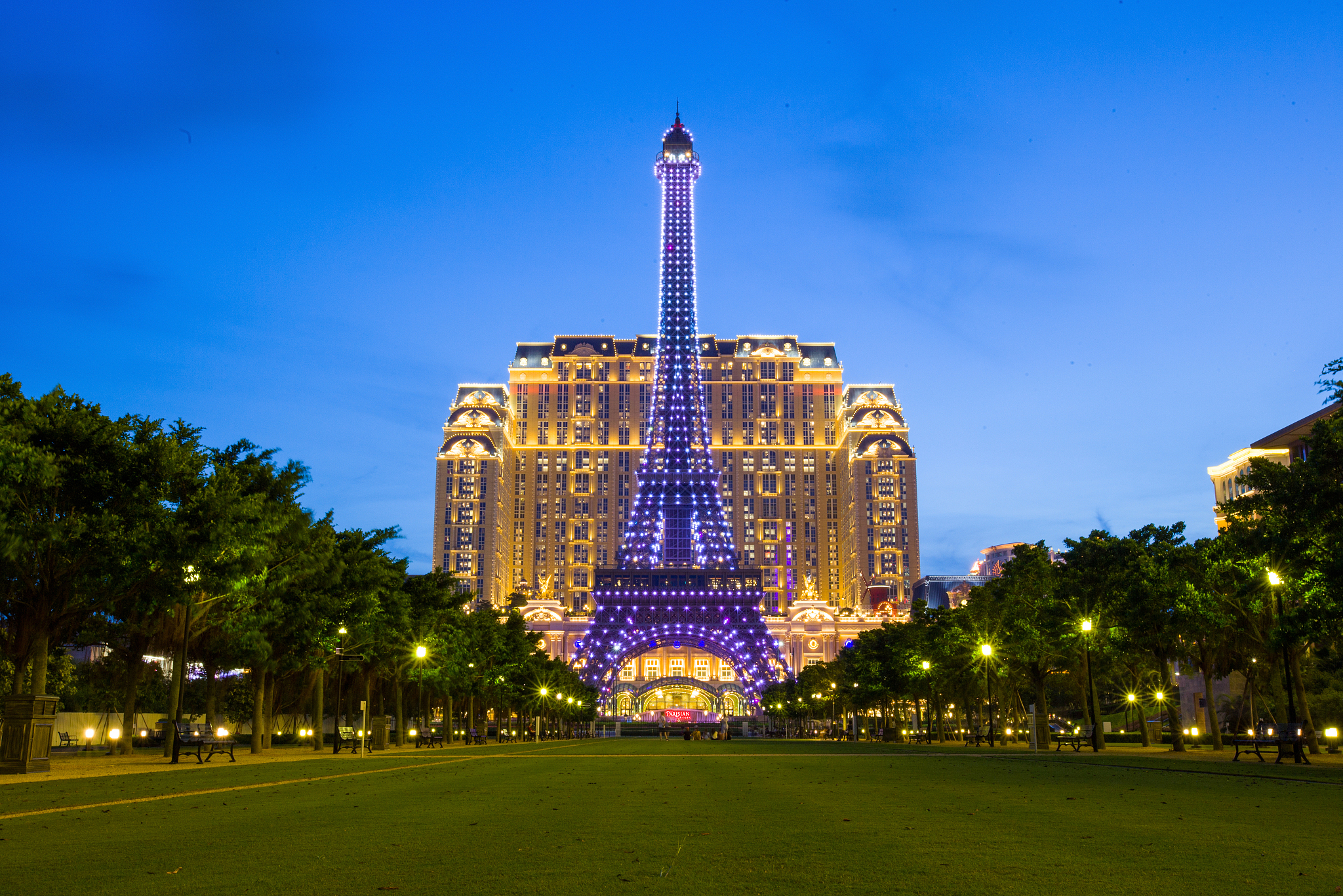 香港澳门美景，东方明珠璀璨