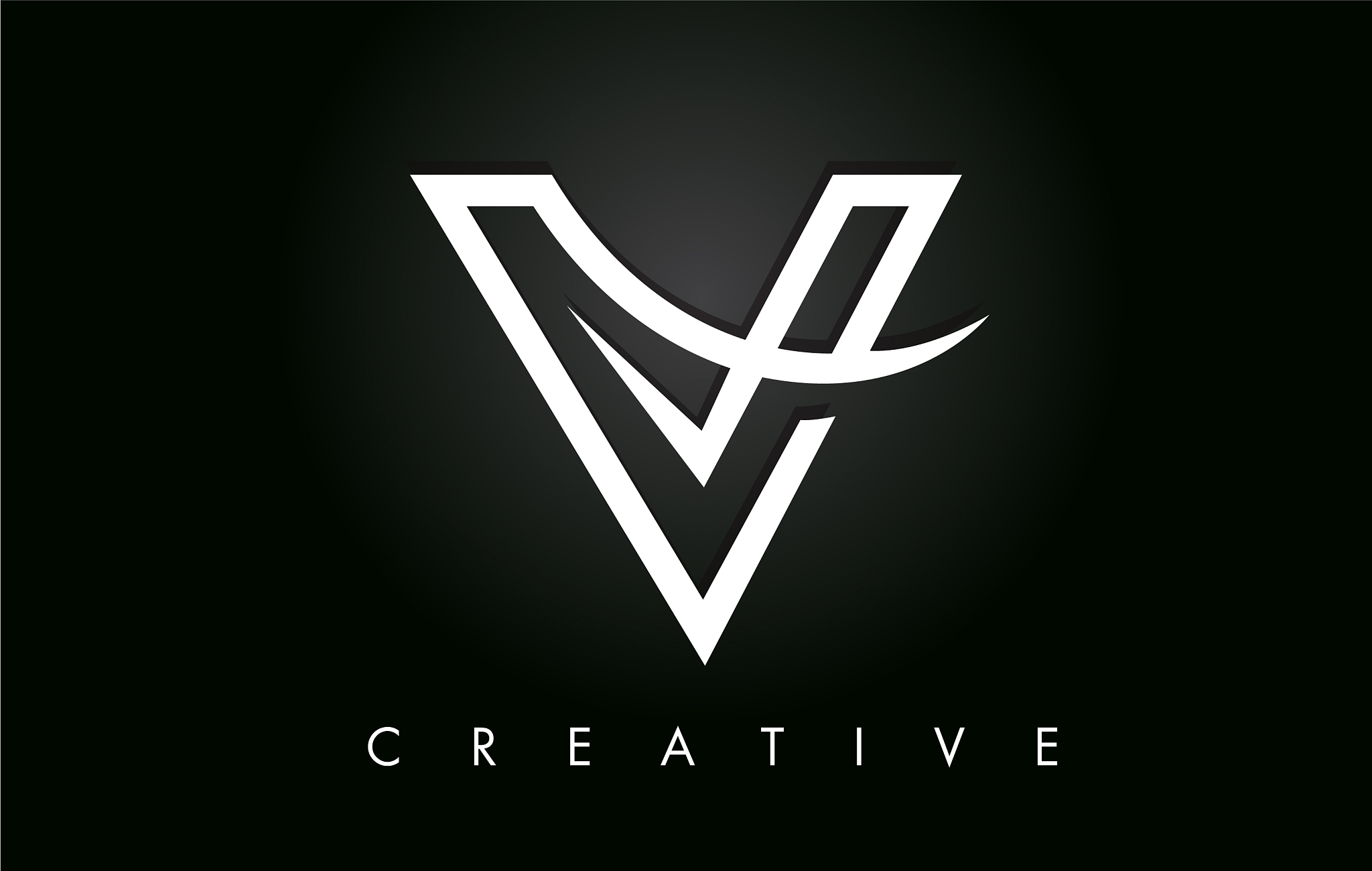 v letter design logo letter v icon logo with