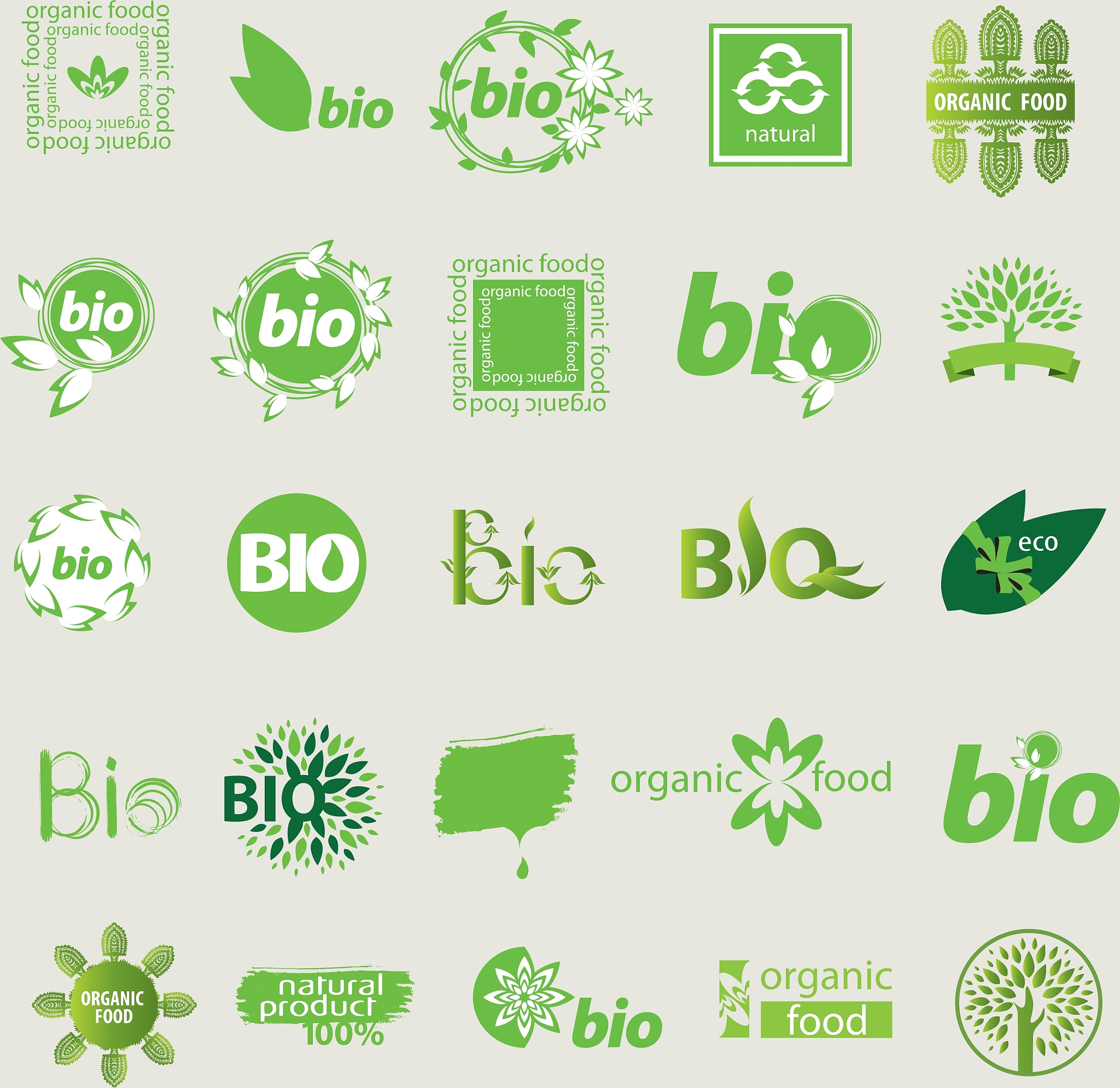 collection of eco sign