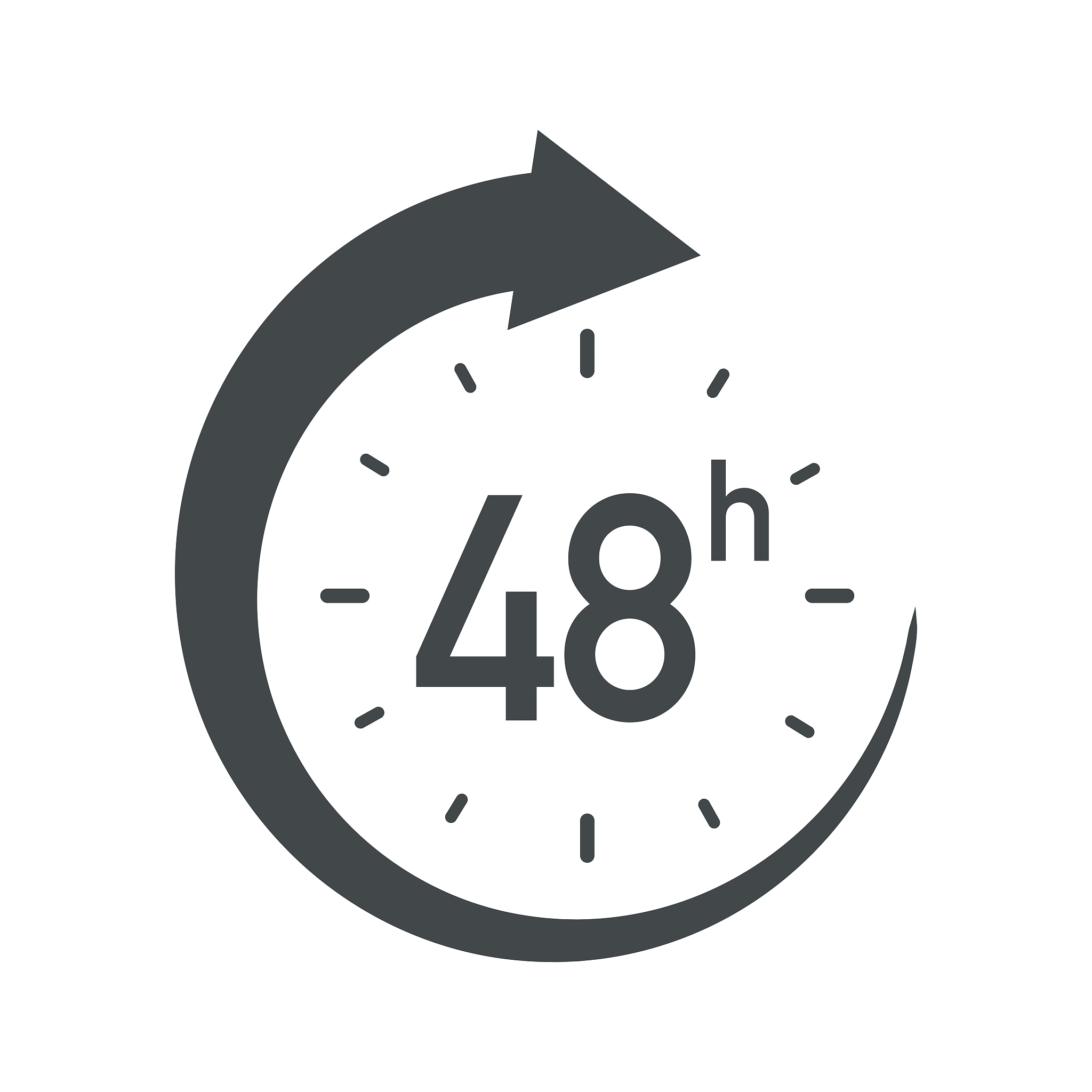 48 hours icon.