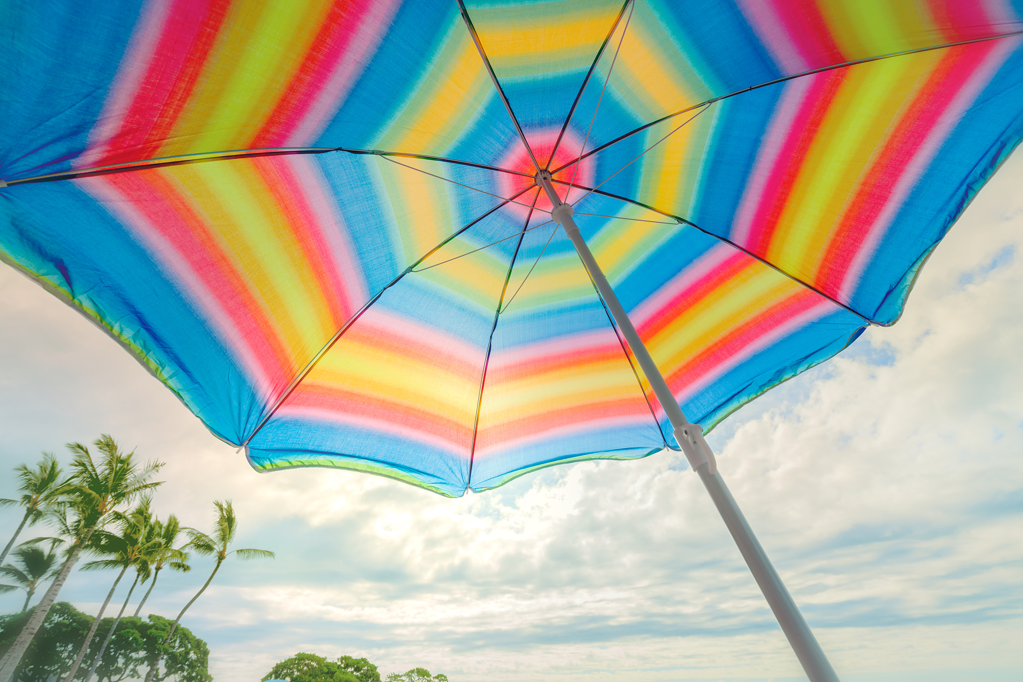 kukio beach umbrella #2