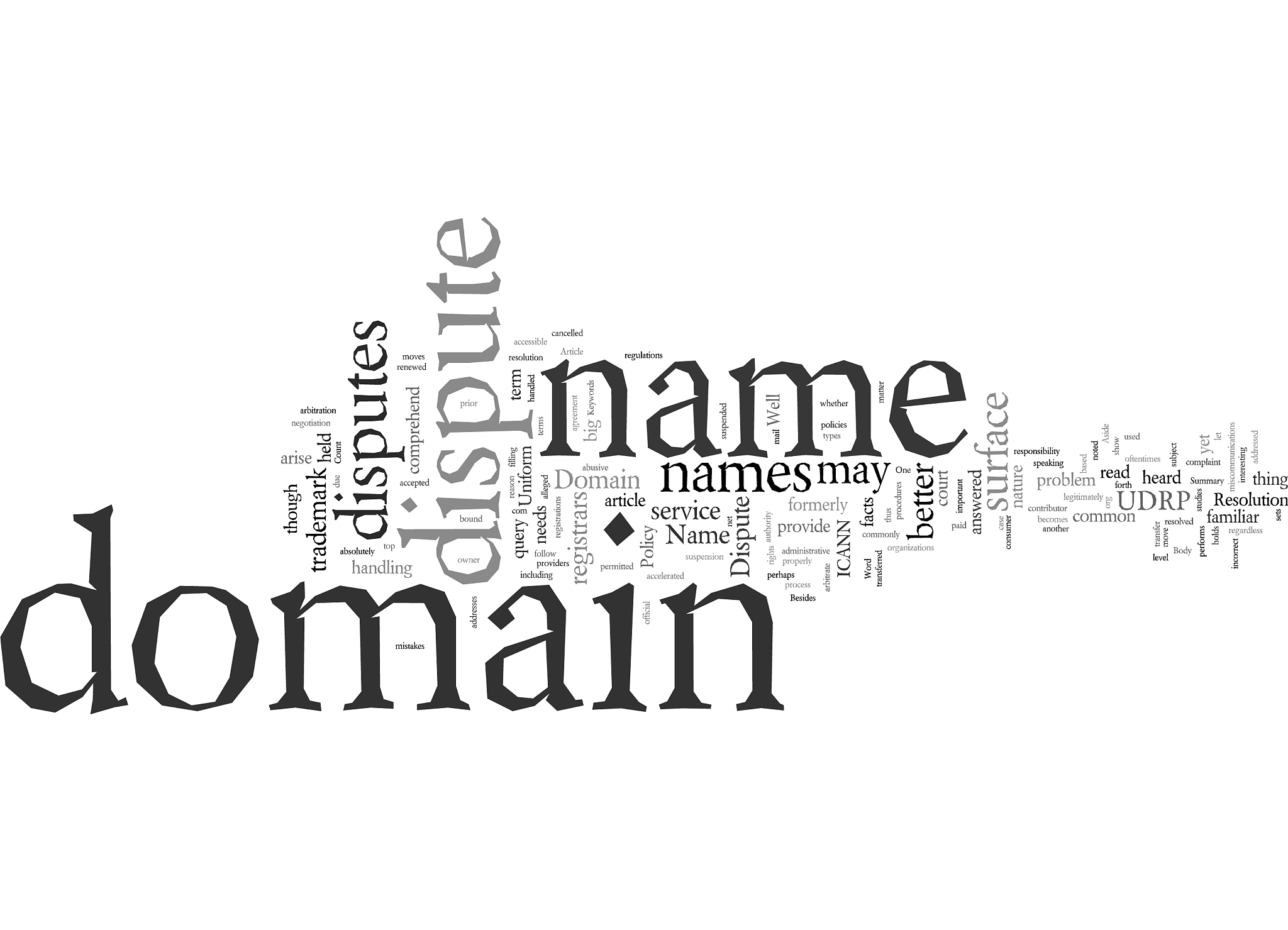 domain name dispute how do you do it