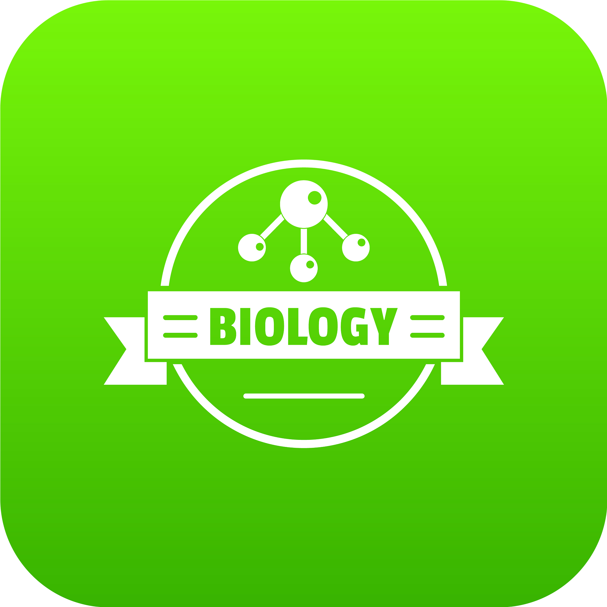 medicine biology icon green
