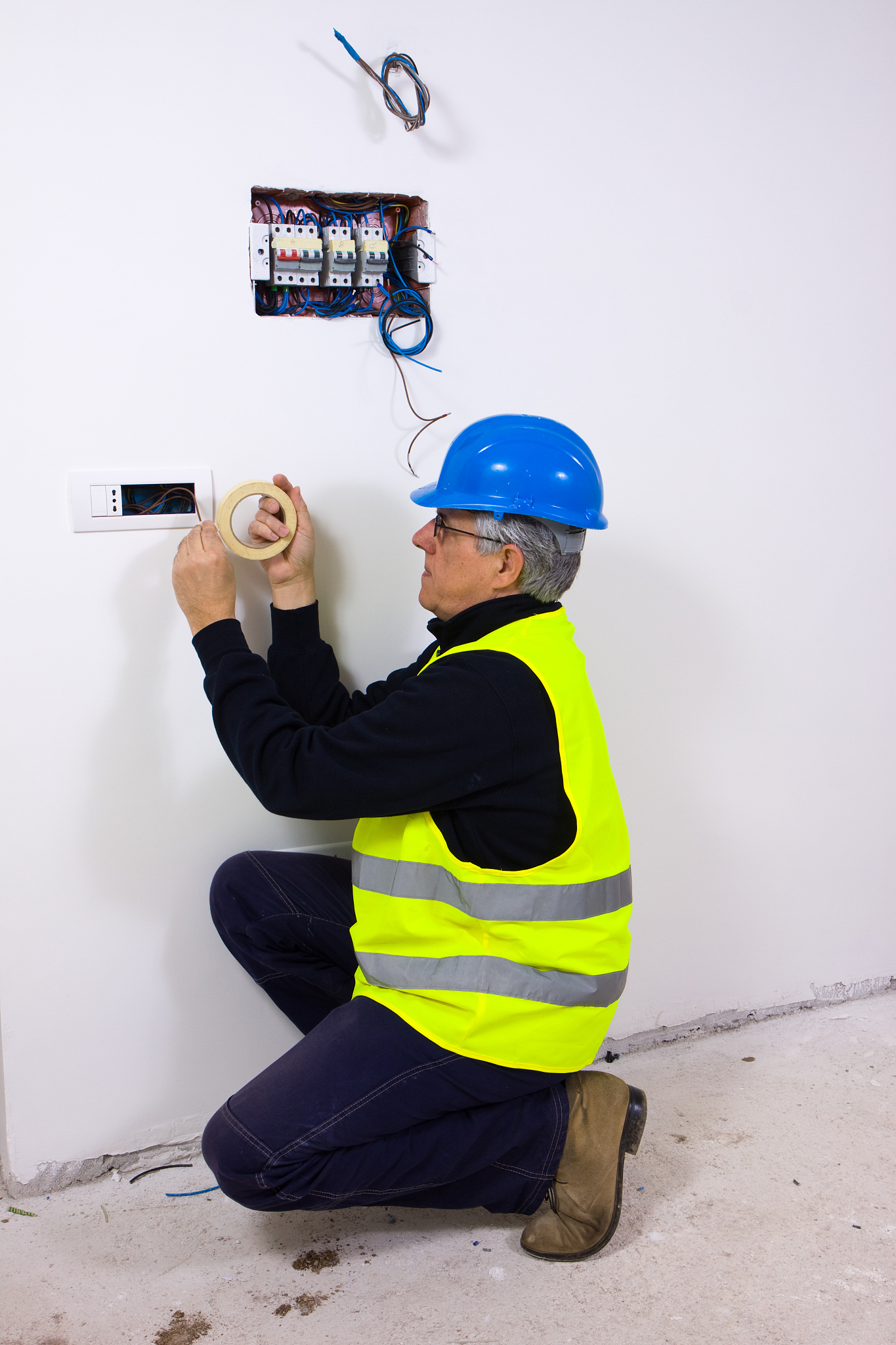 electrician at work