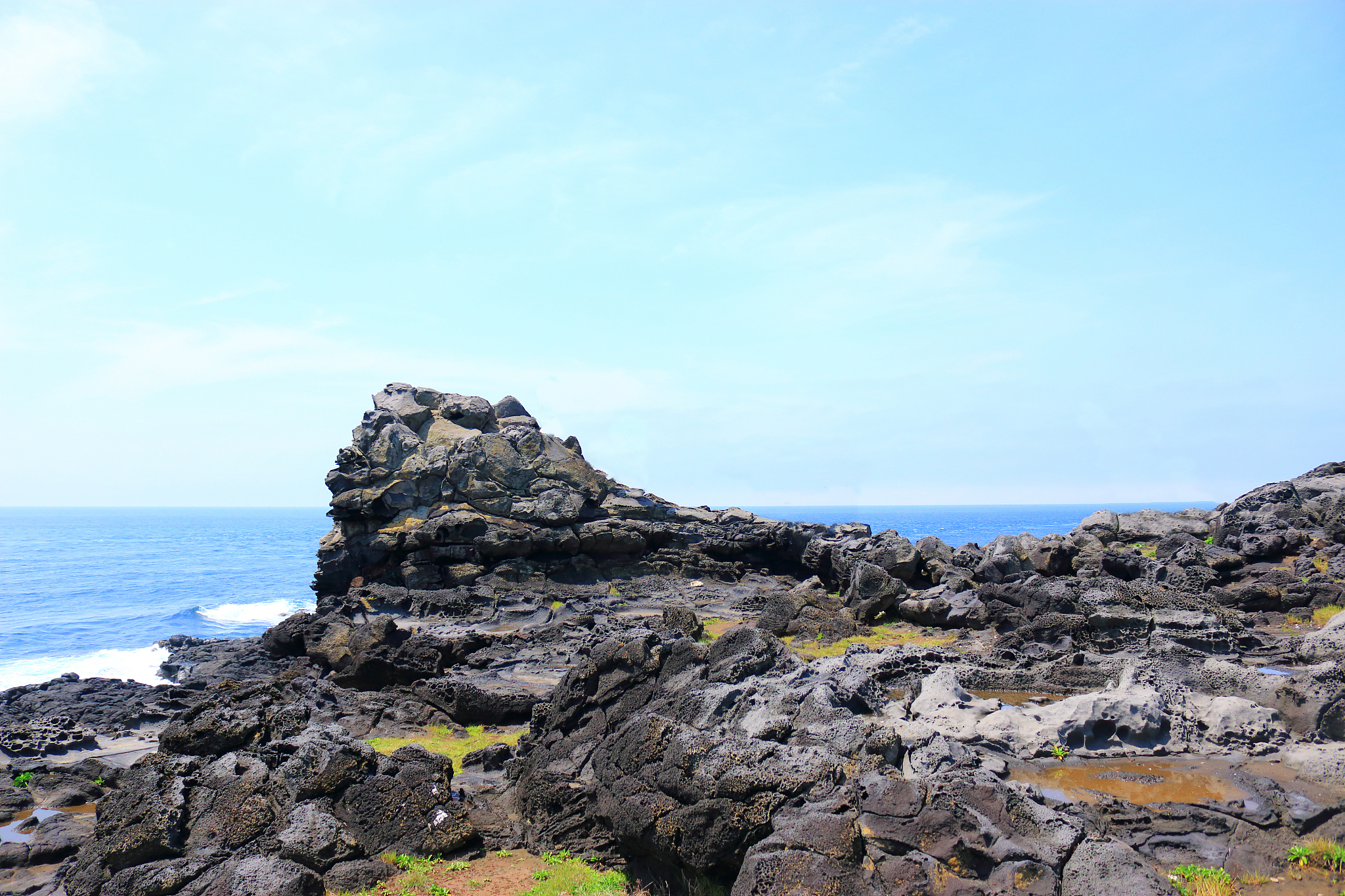 marado, island, sea cliffs,