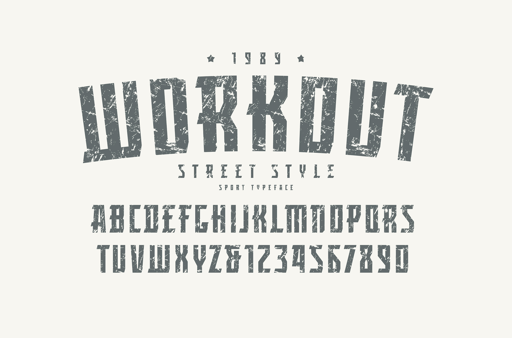 serif font in the sport style