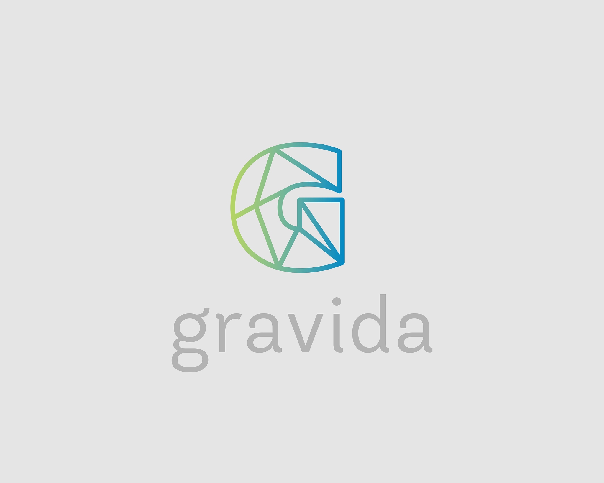 abstract trend letter g logo design template