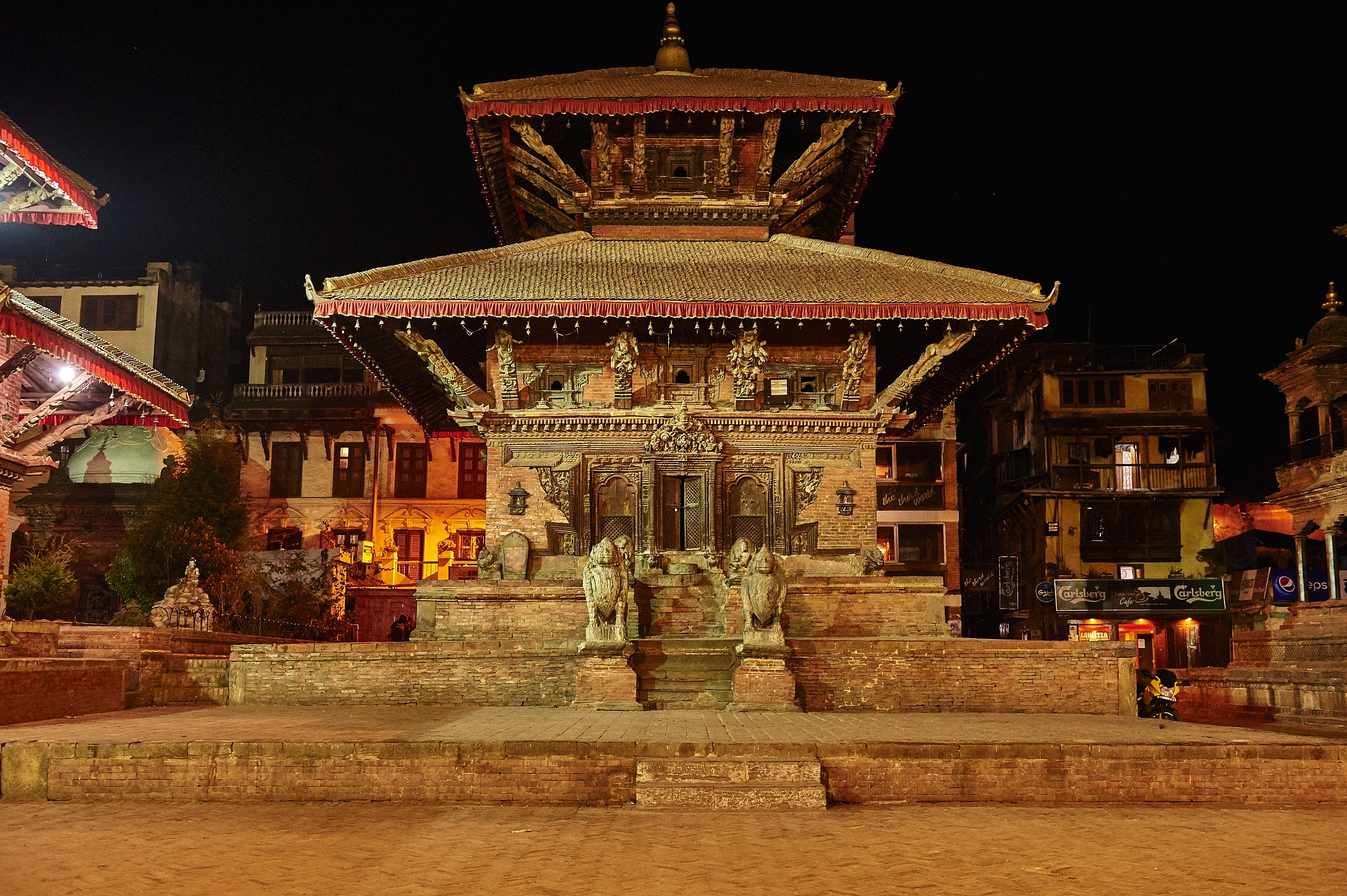 historic durbar square in patan, nepal