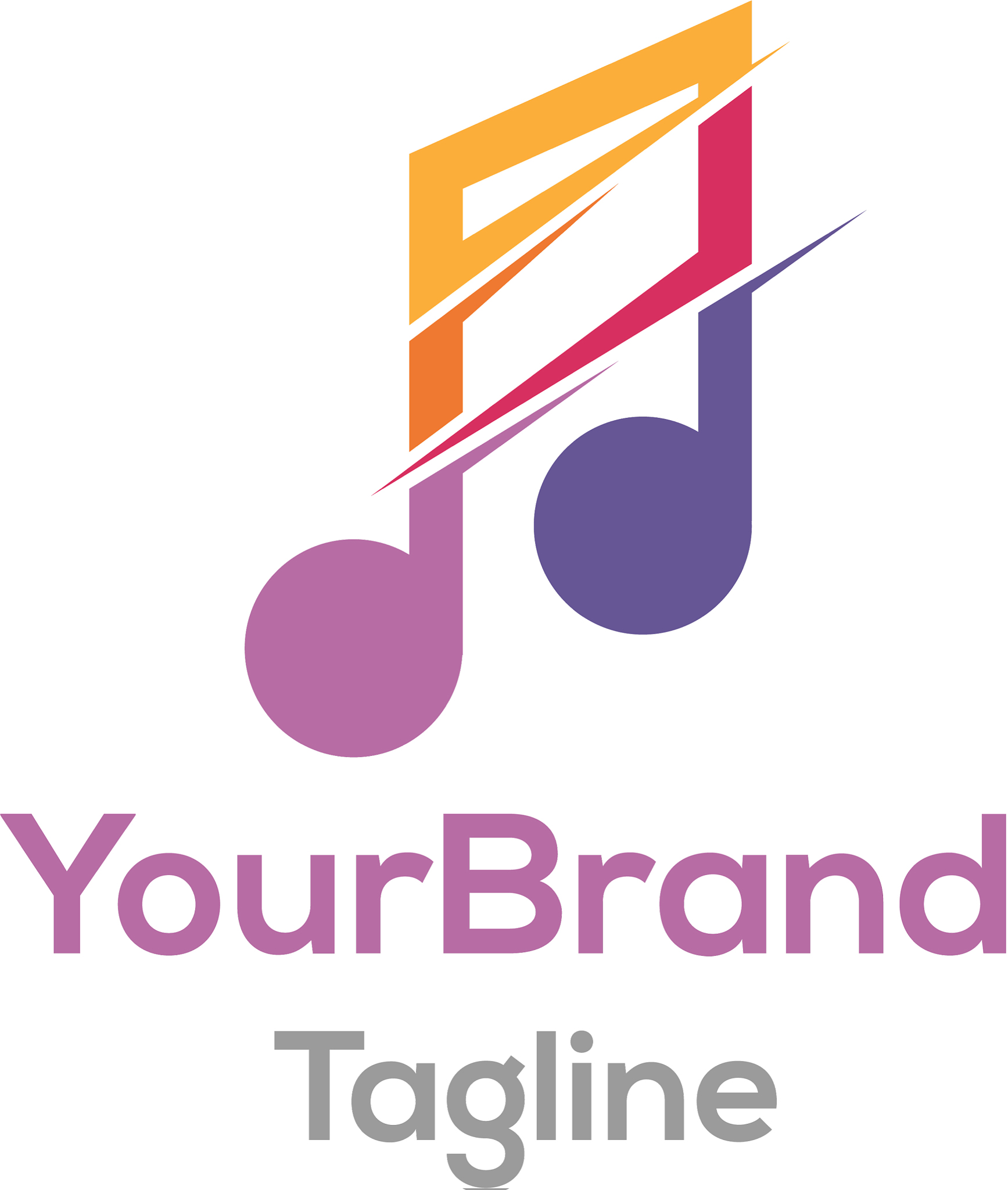 color music logo template