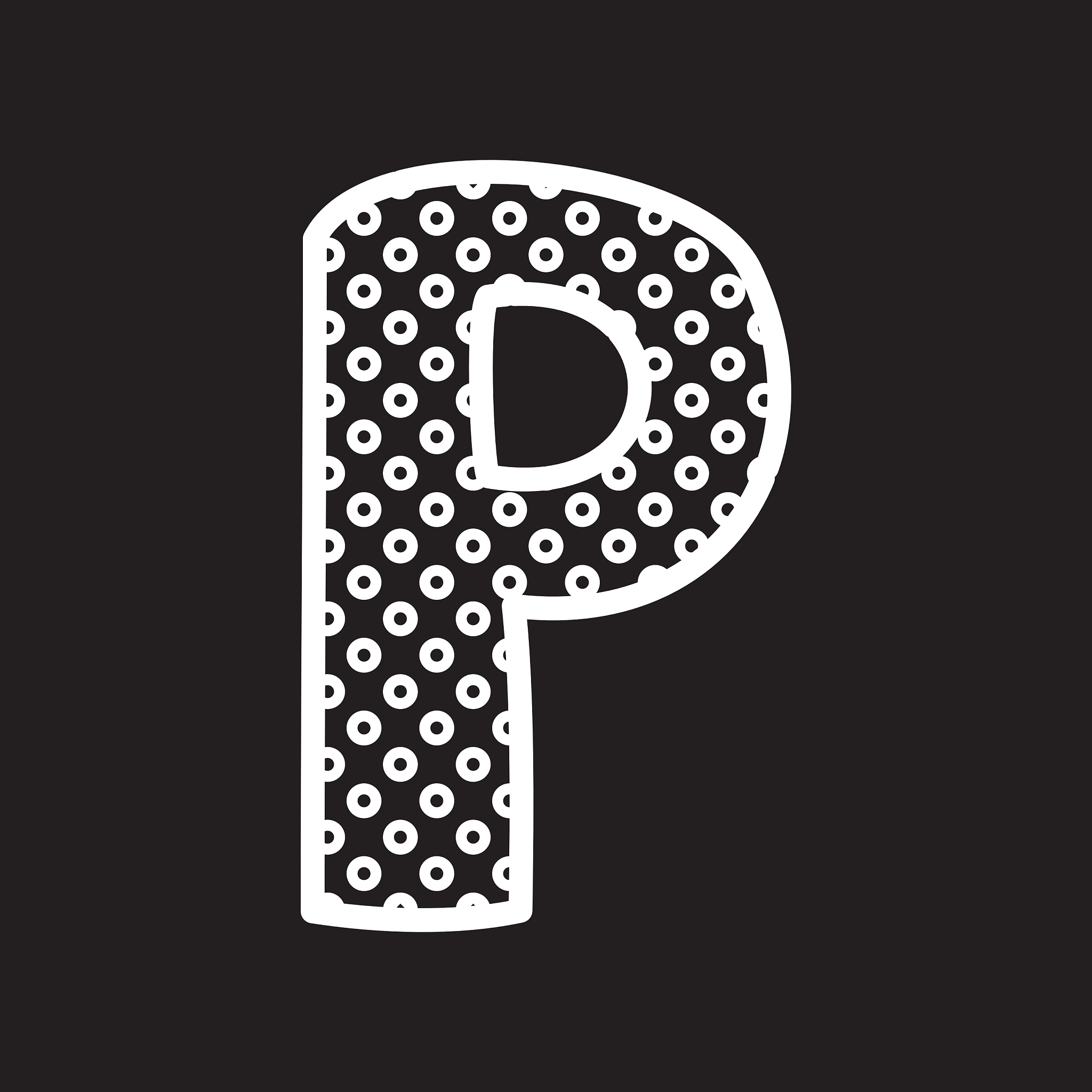 白色,字母,圆点,英文字母<strong>p</strong>,黑色背景,分离着色,商务,文字,概念,字母表