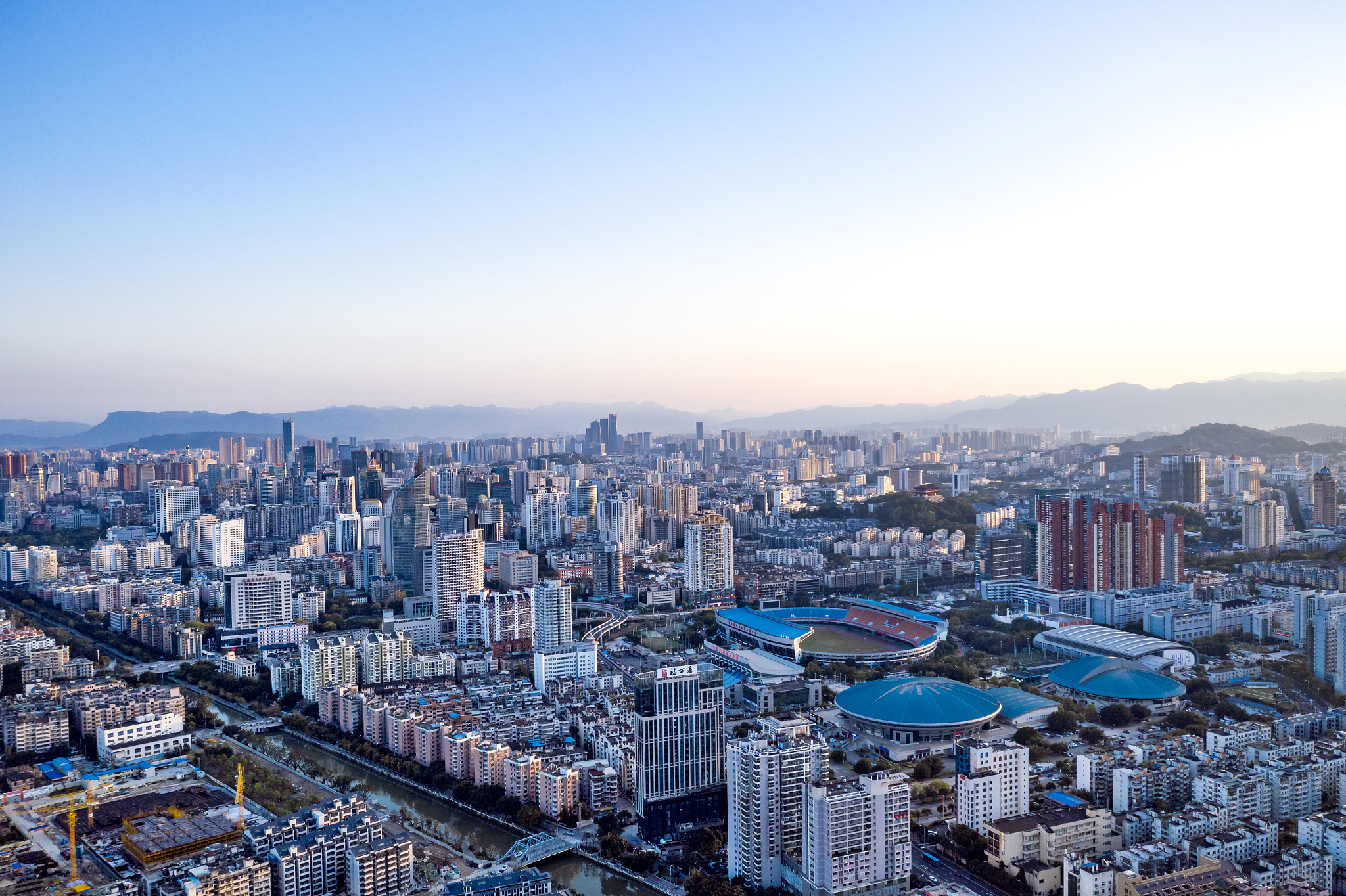 中国福州城市交通景观