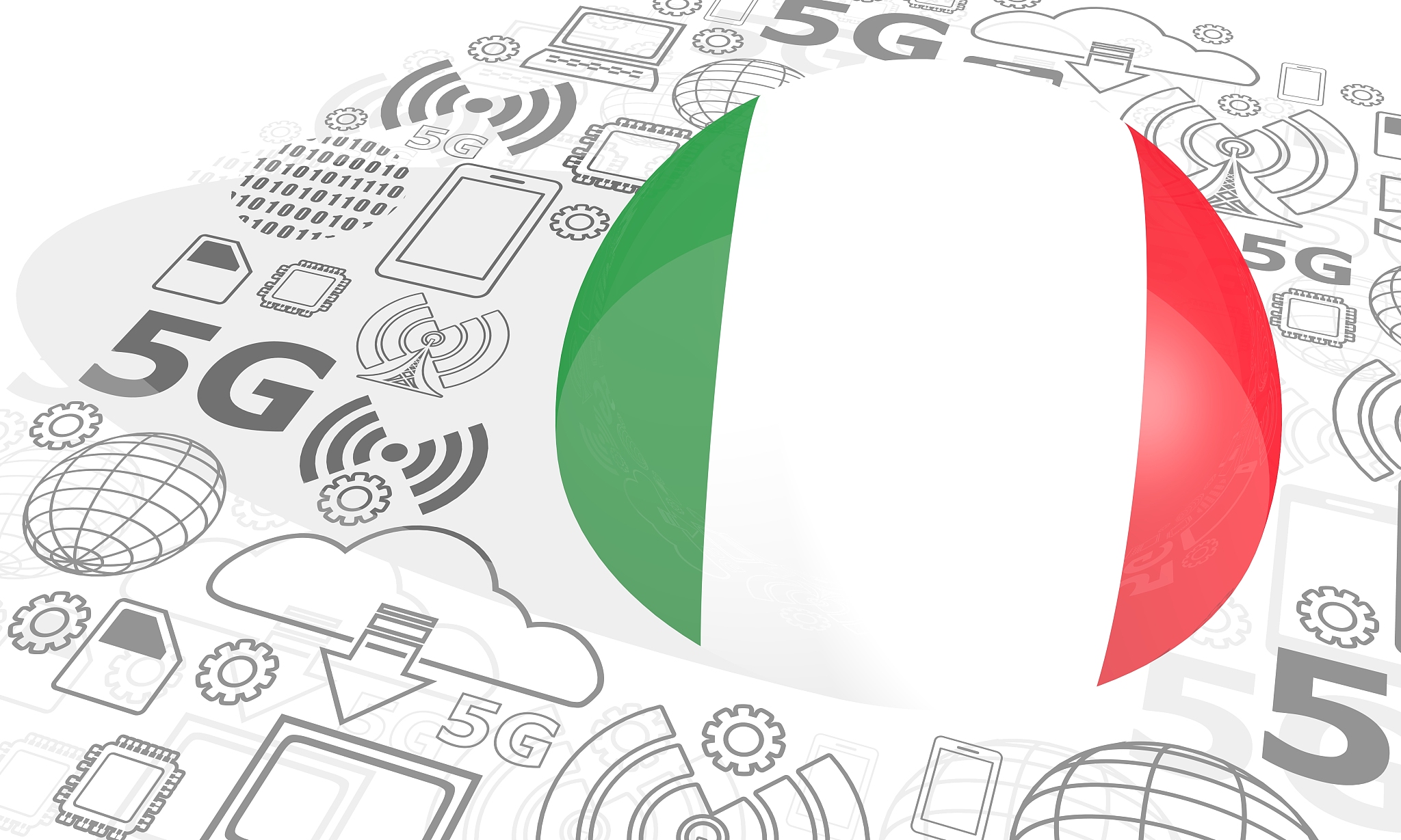 5g technology background