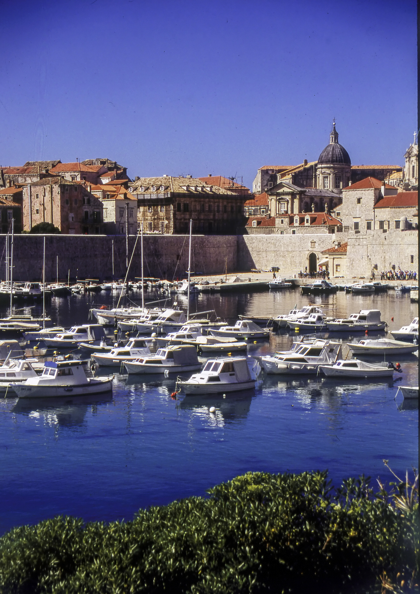 the old port and st john fort, dubrovnik old city, croatia