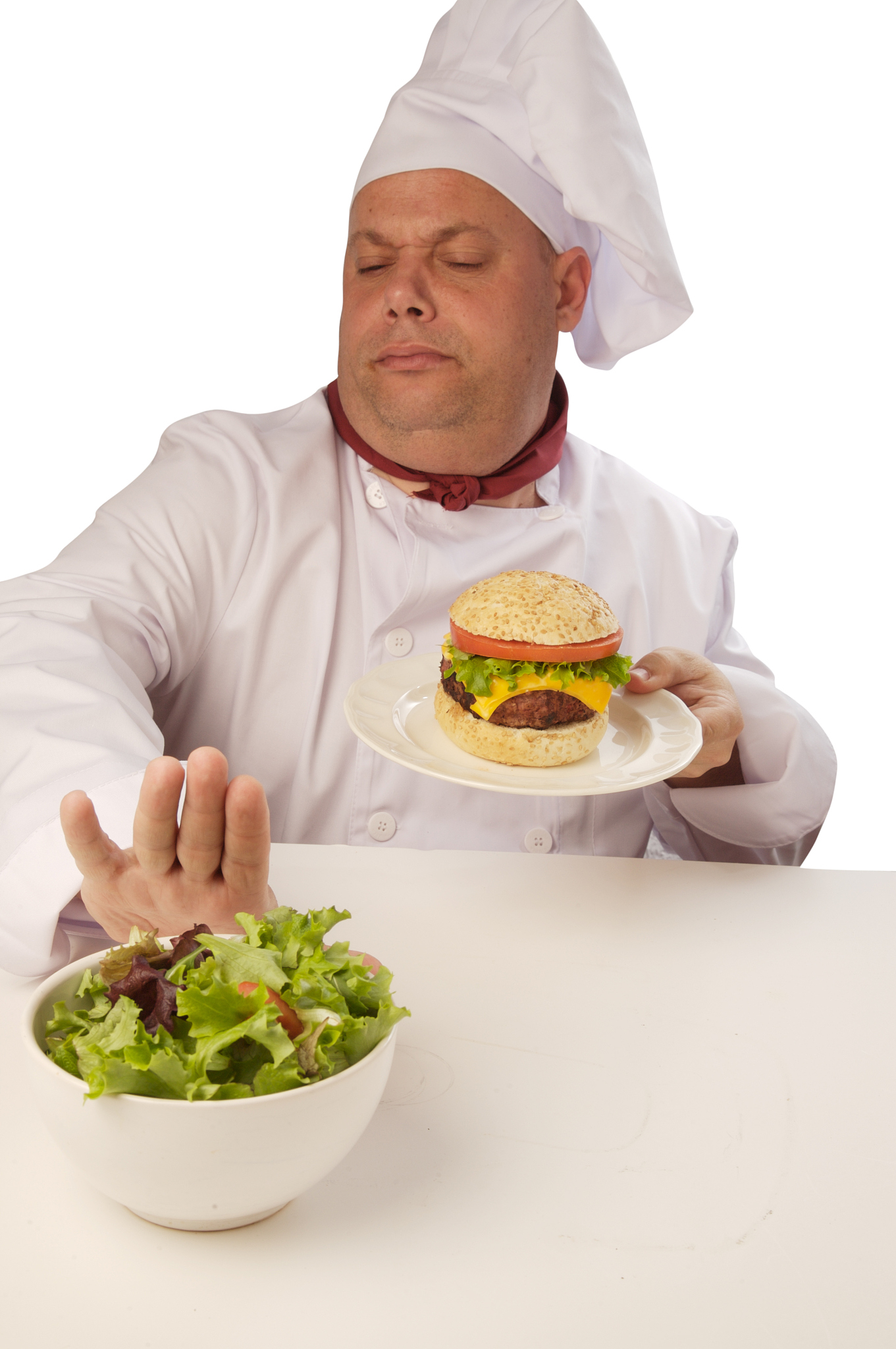 rejecting salad bowl