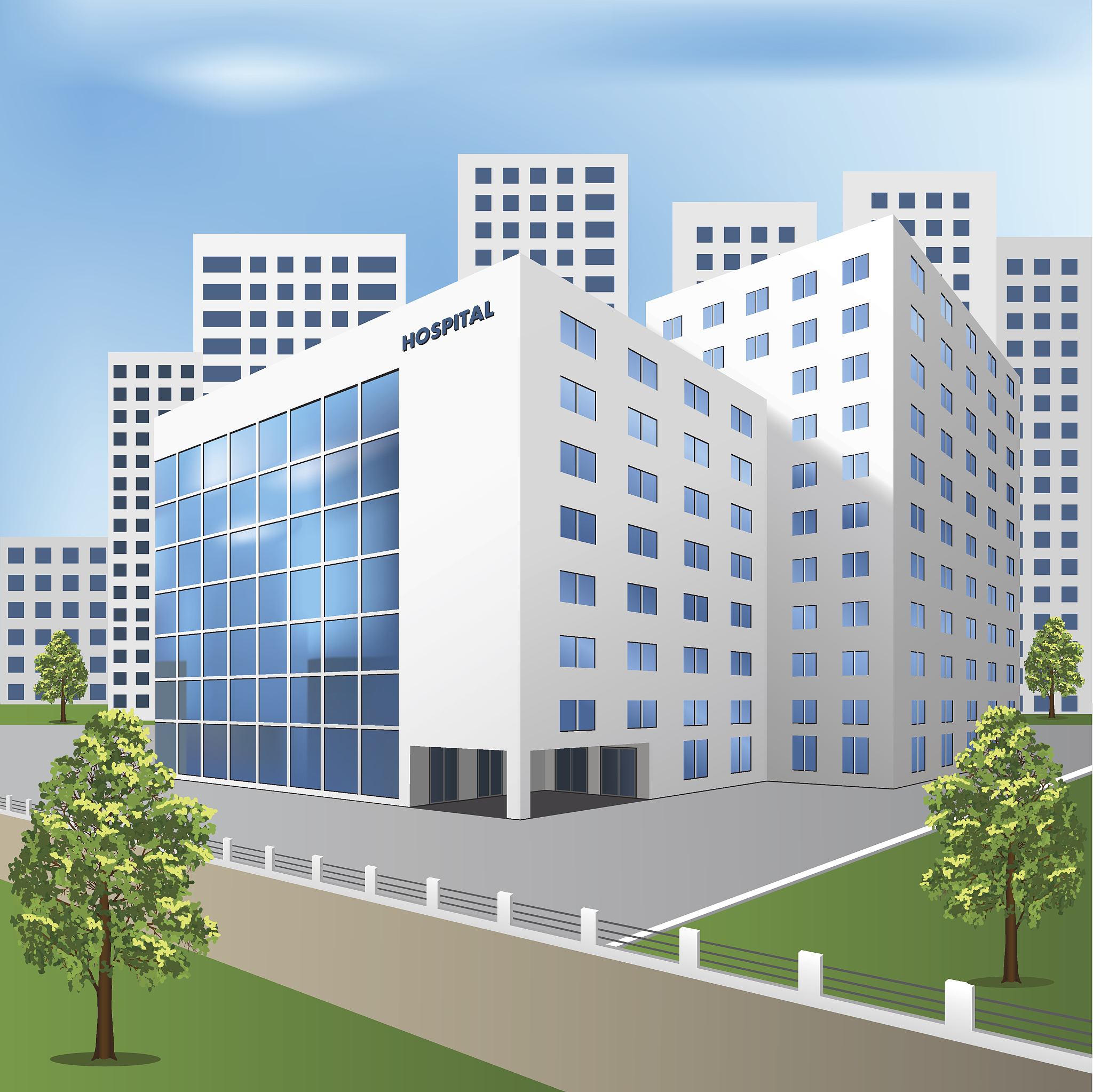 传染病医院建设节约用地技术：多层建筑、垂直绿化、地下空间利用