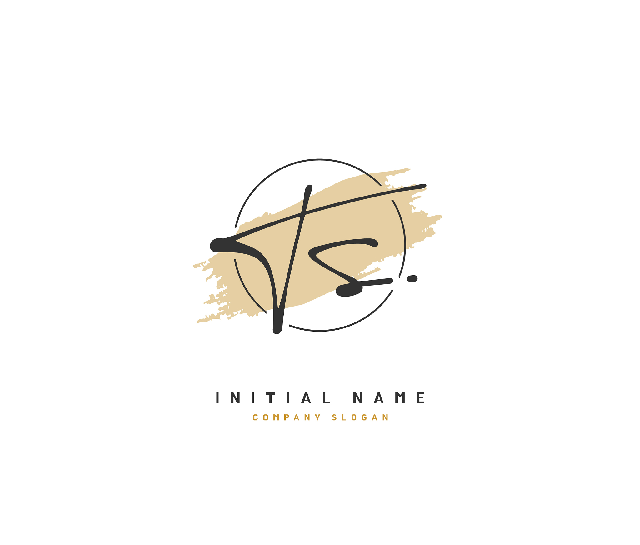 t s ts beauty initial logo handwriting logo of