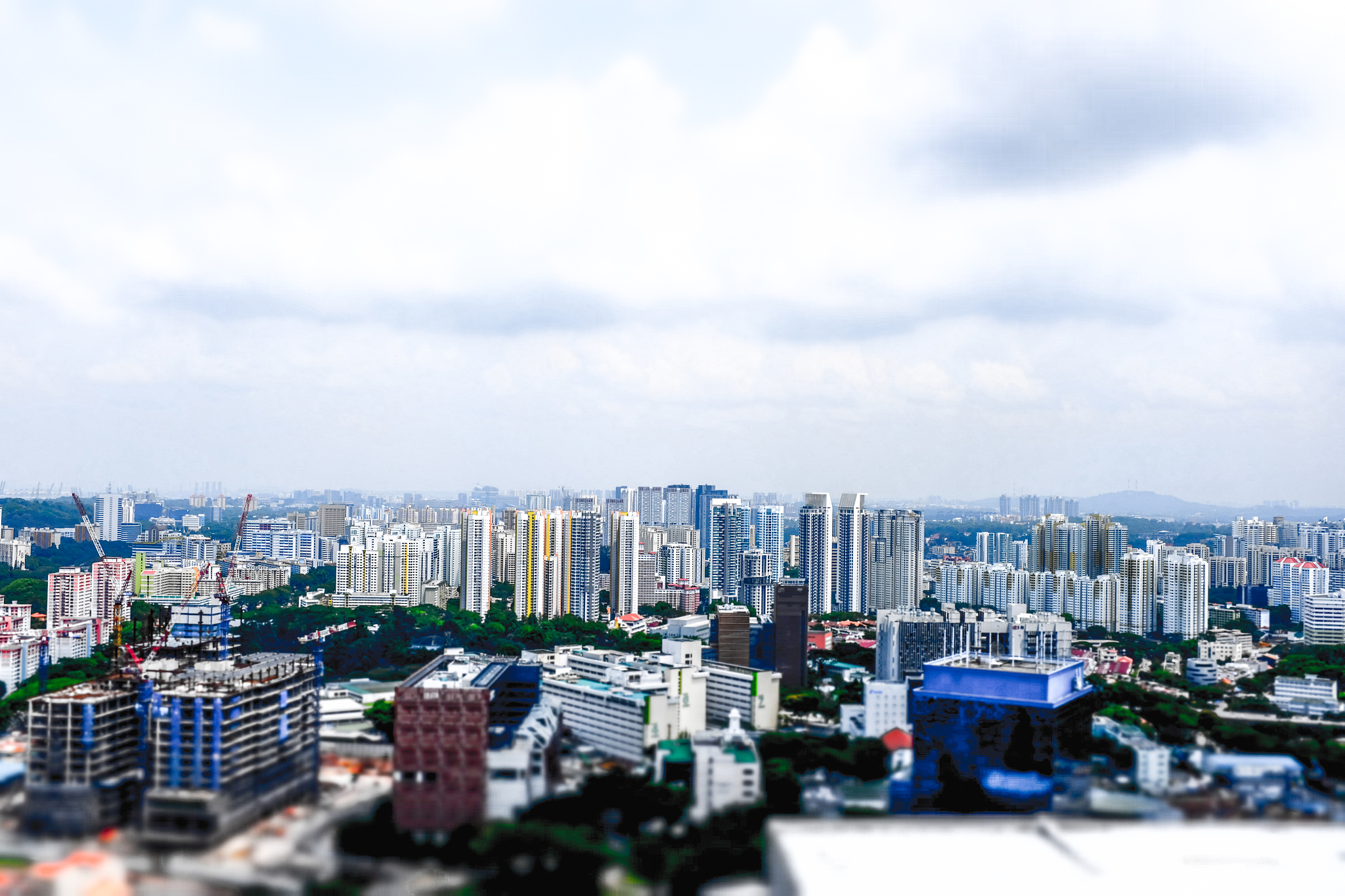 landscape of singapore.