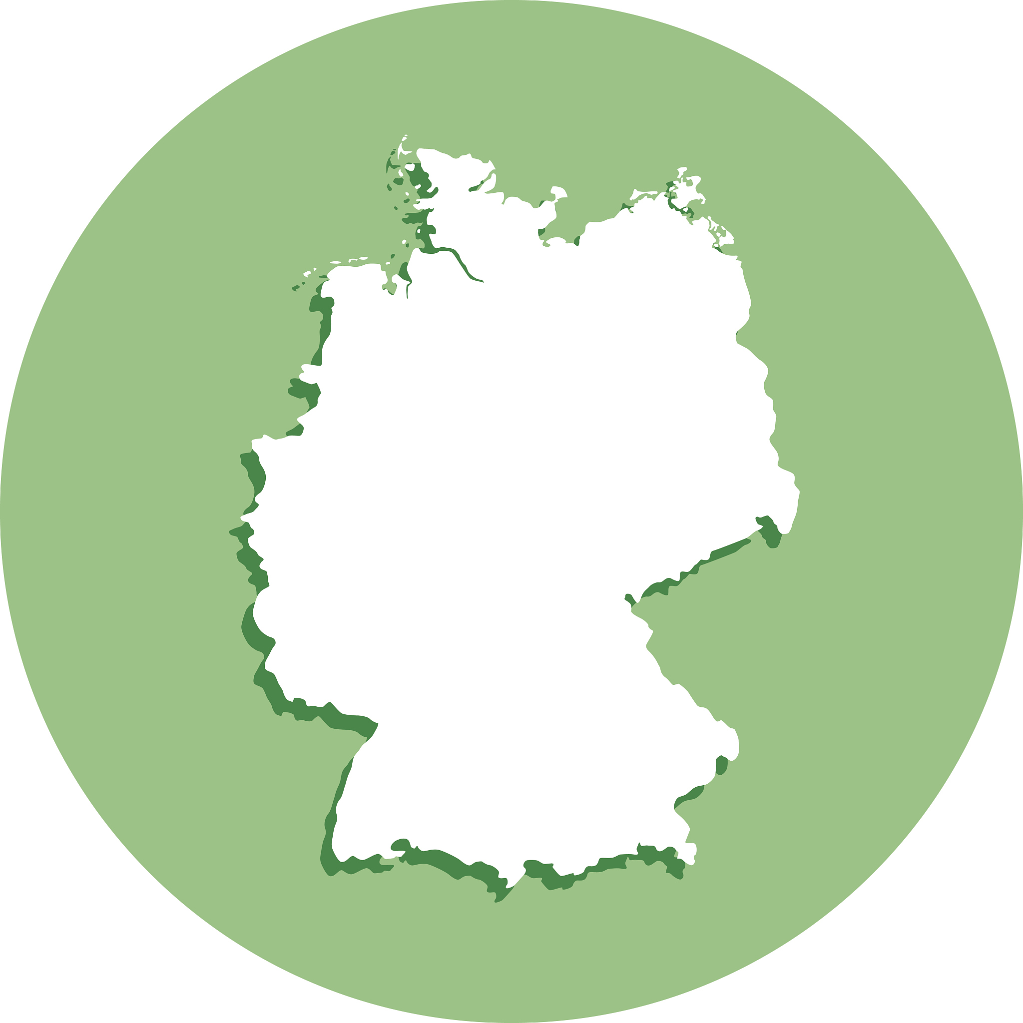 germany round icon