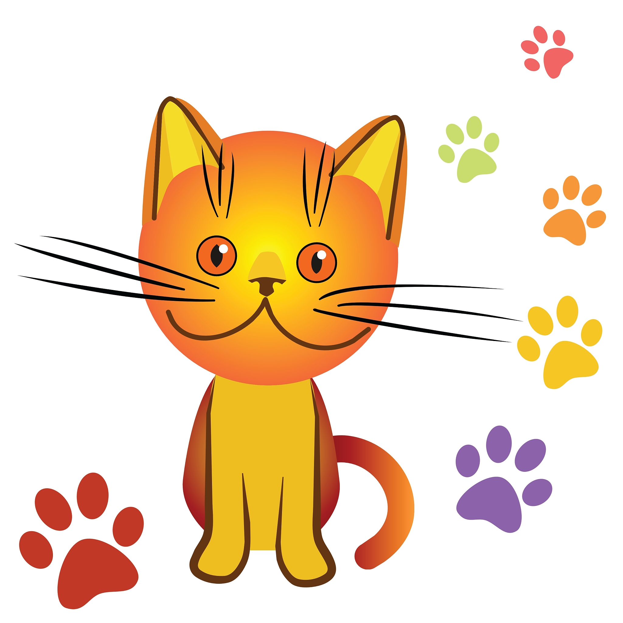 Anthropomorphic Cat Emoji with Multiple Expressions in 16K Resolution