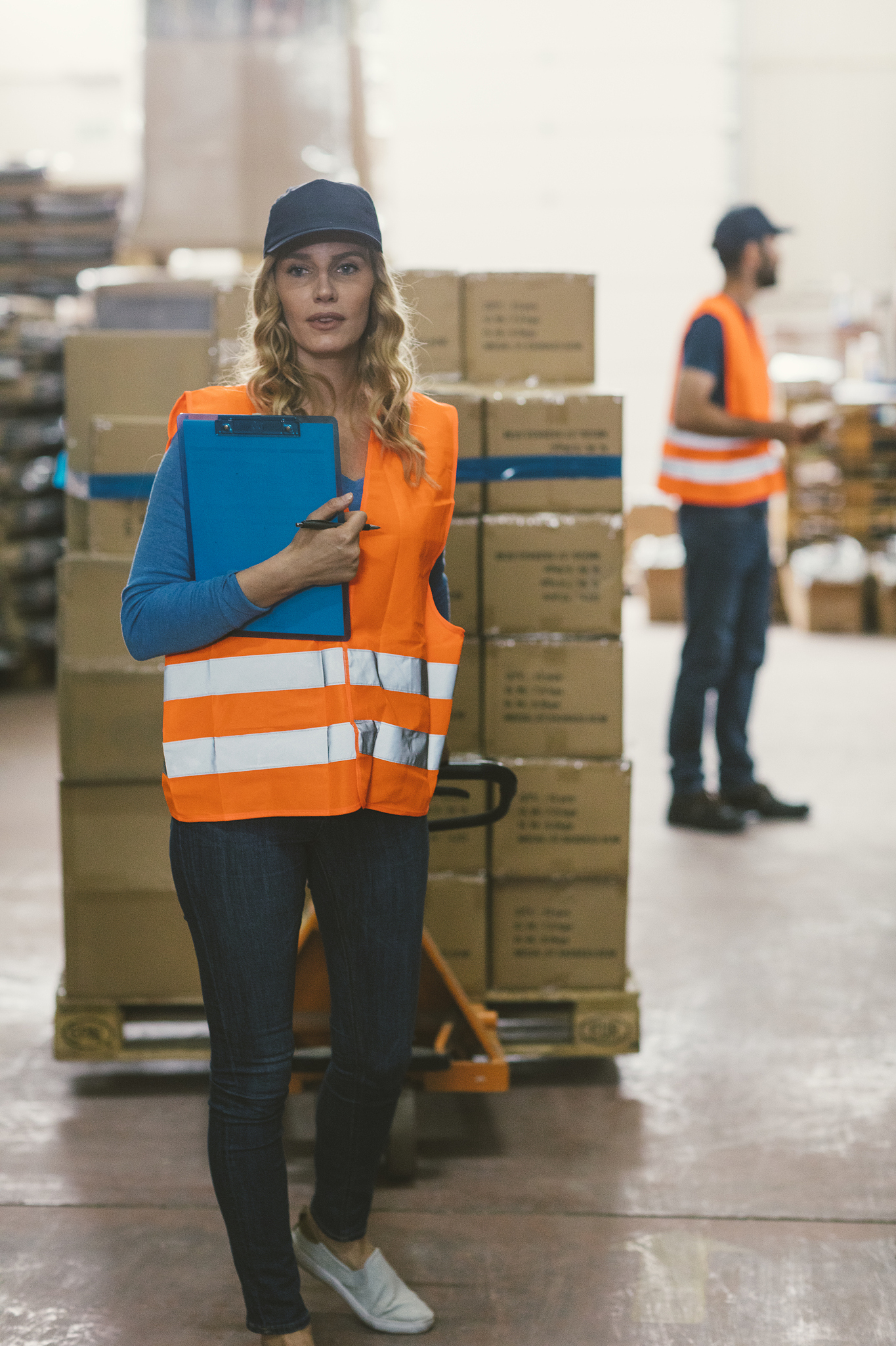 workers in warehouse