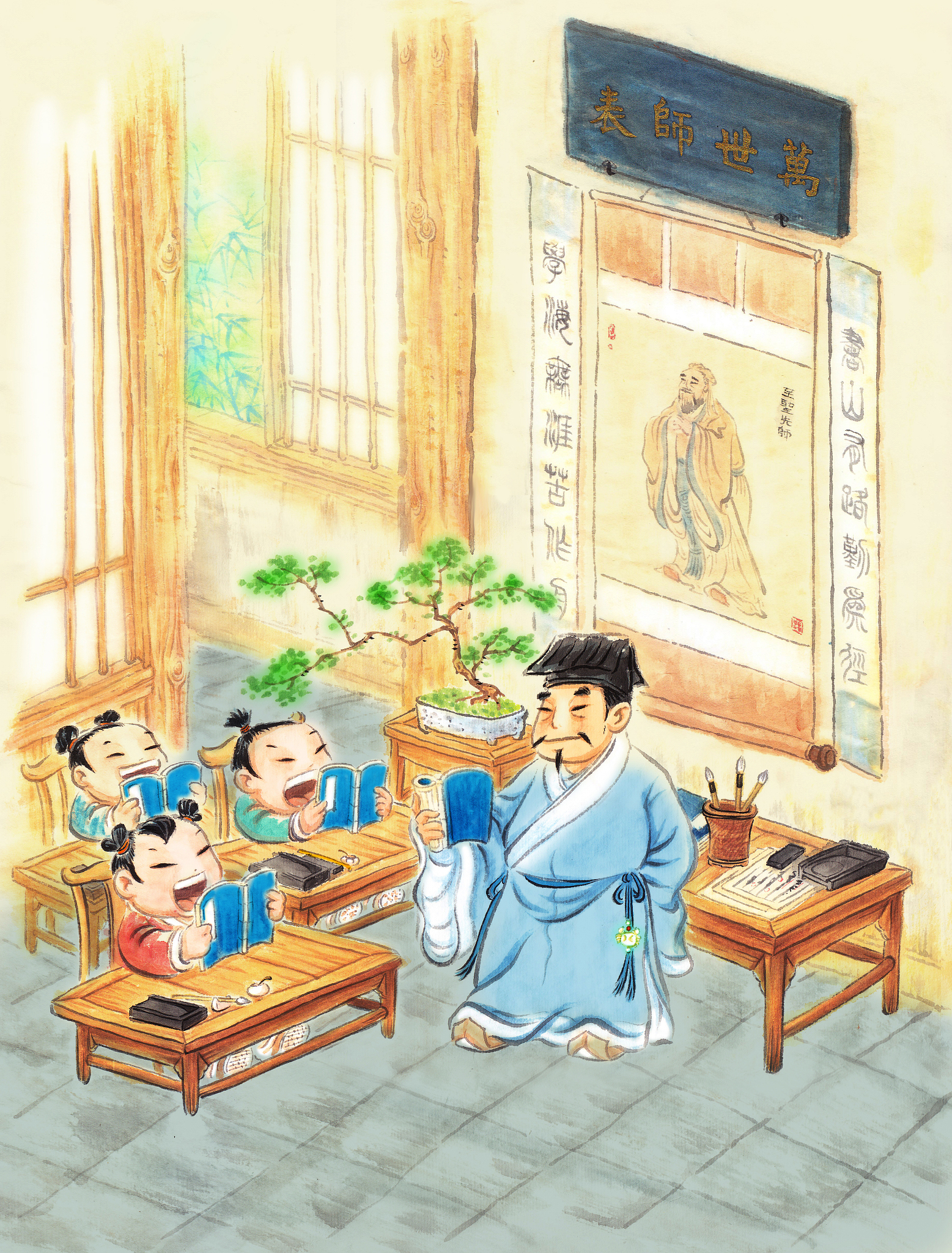 孔子拜师：项橐的智慧故事