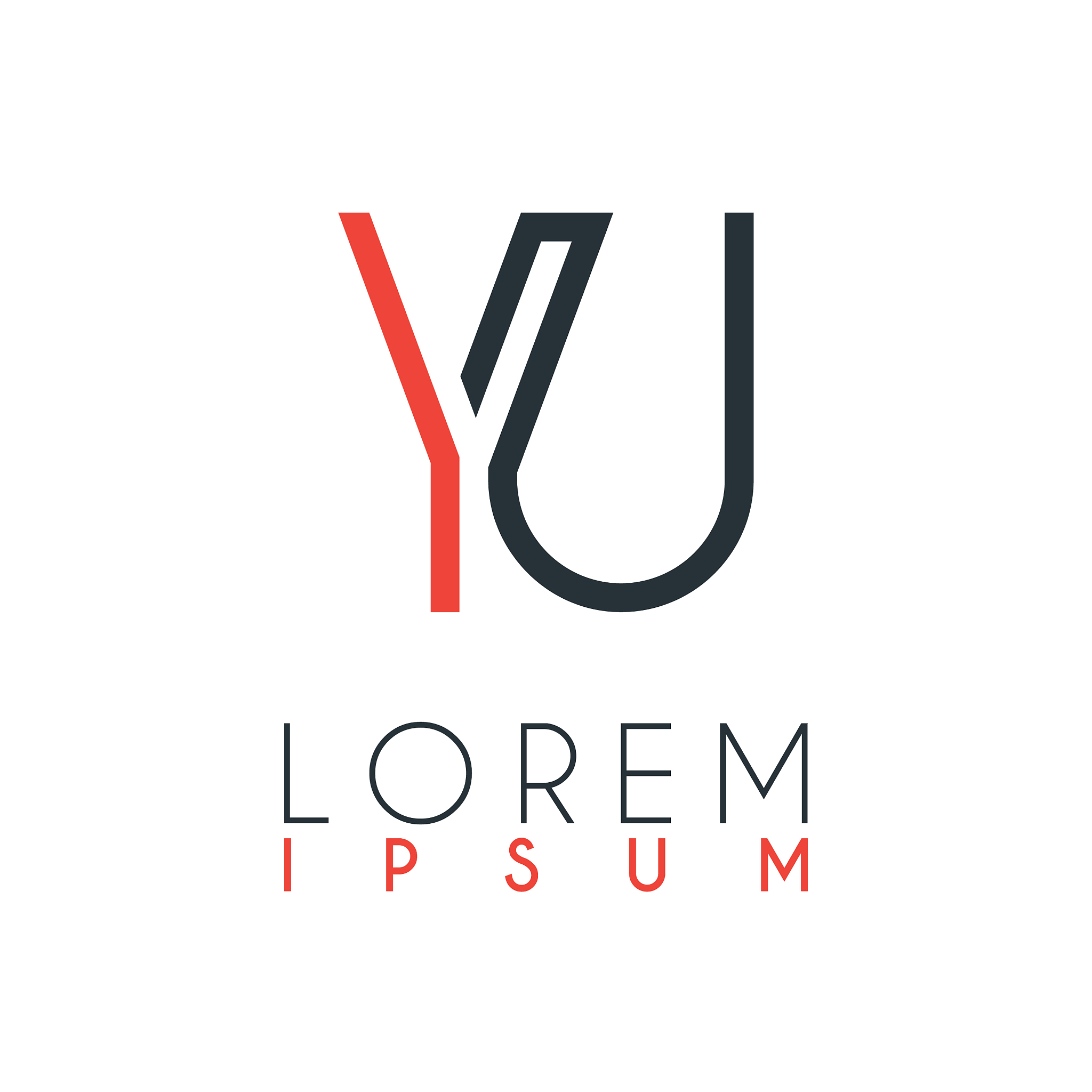 the logo between letter y and letter u or yu