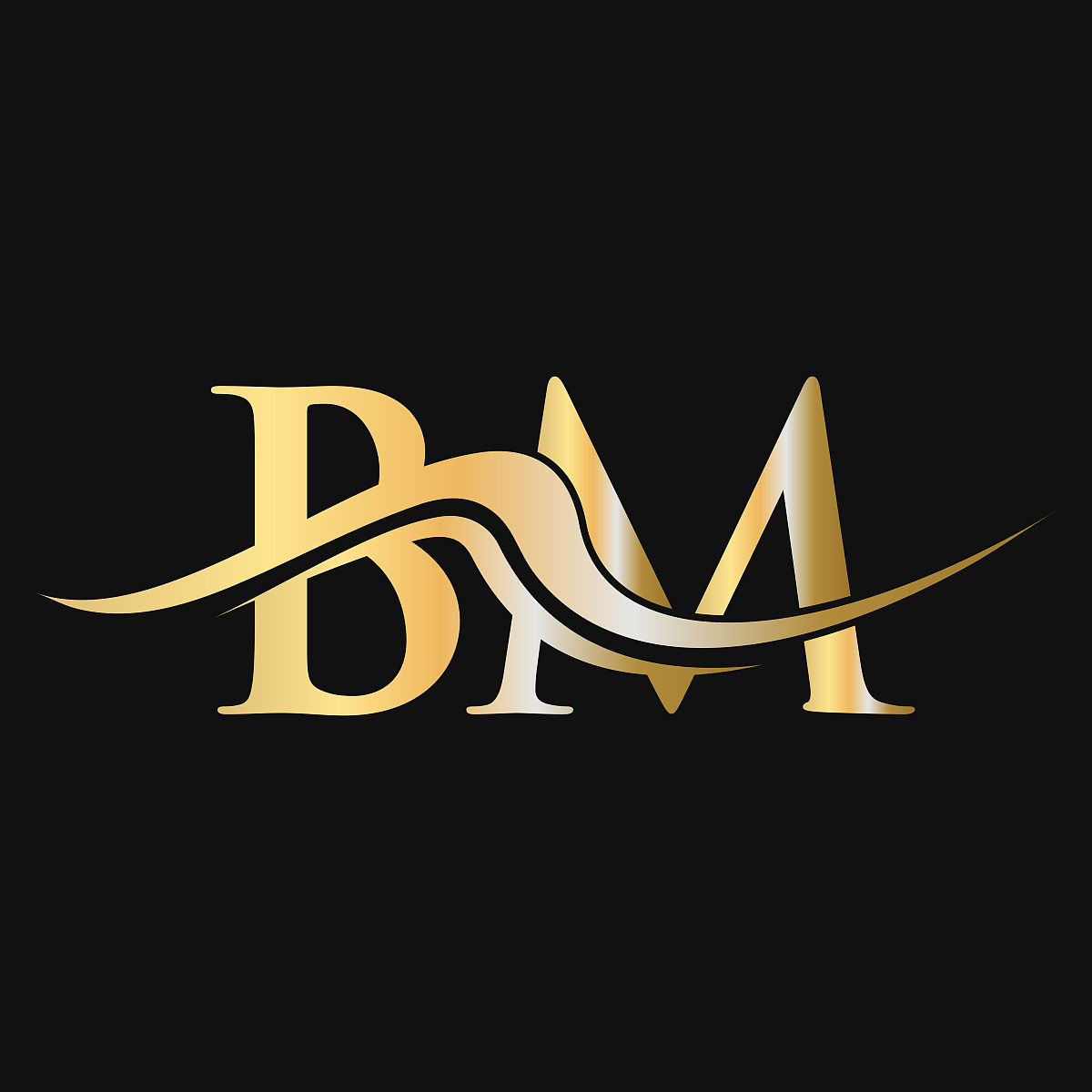 字母bm标志设计.初始bm logo模板.bm字母组合业务和公司标志