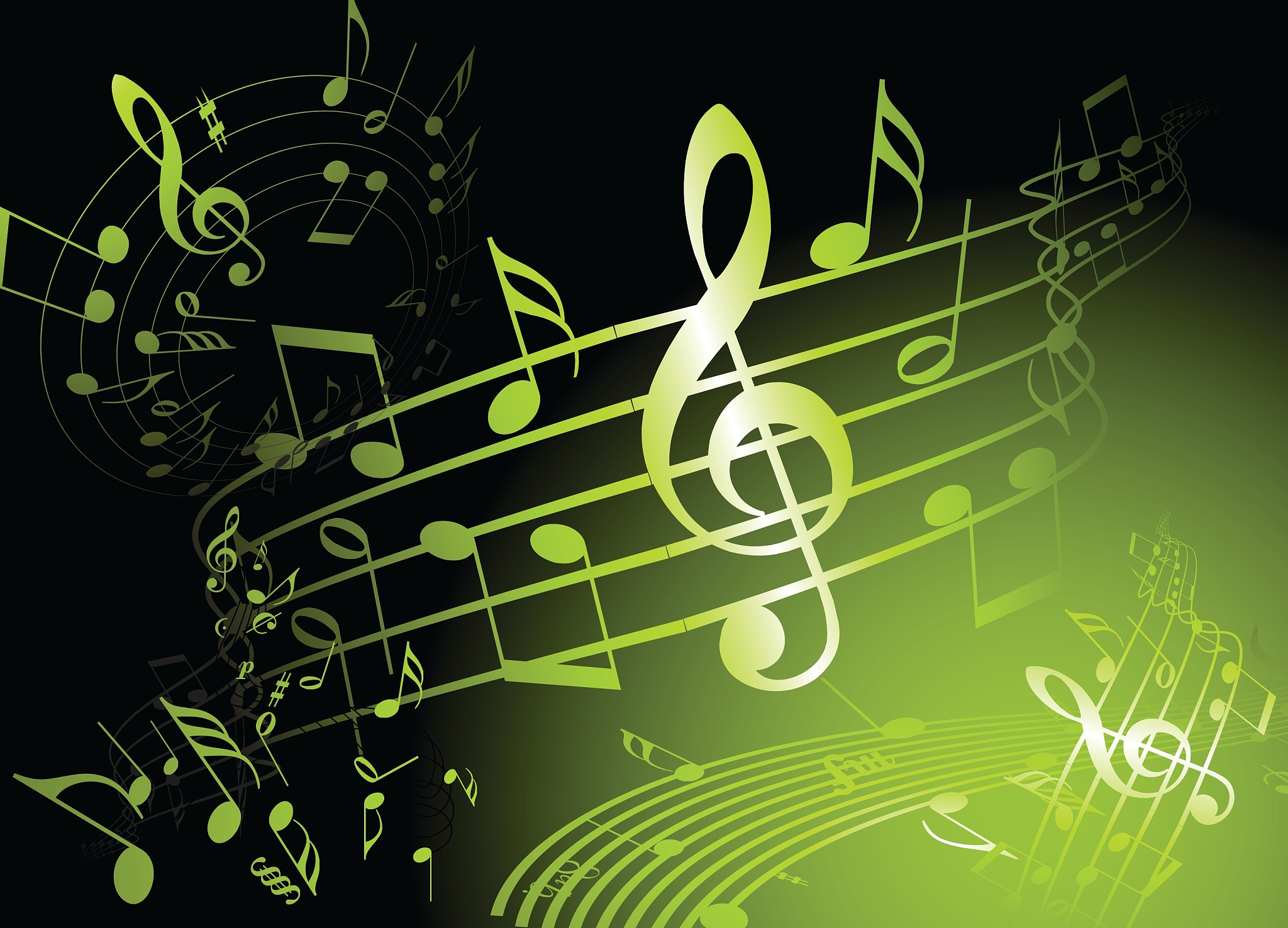 green music theme