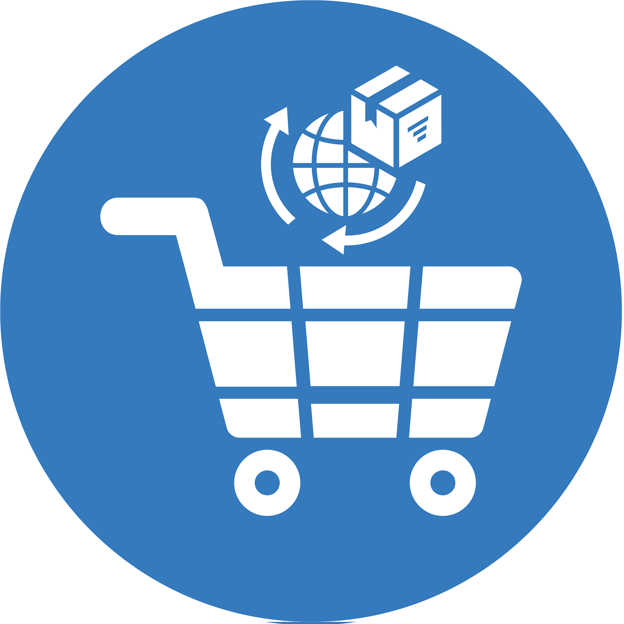 global international shopping icon