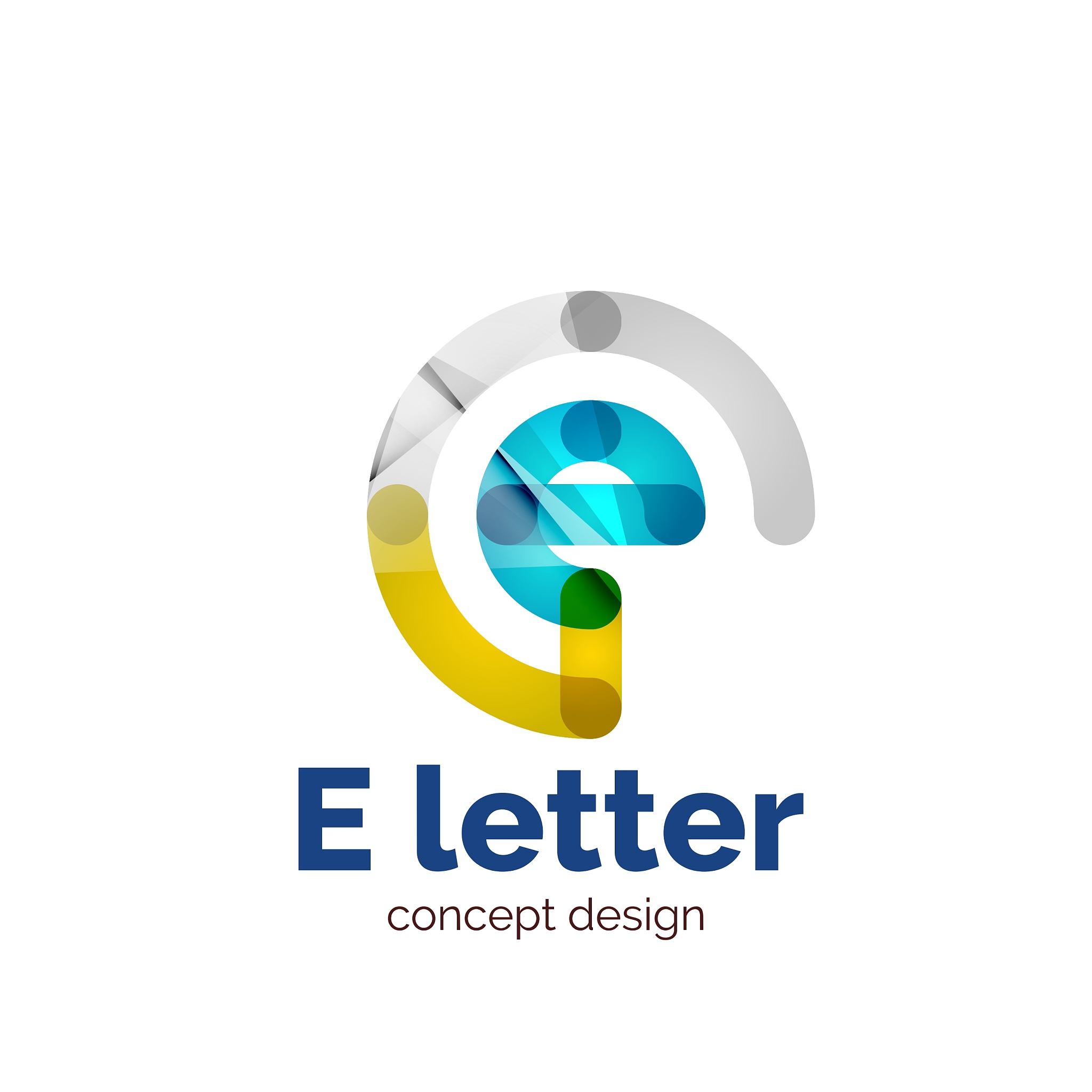 modern minimalistic letter concept logo