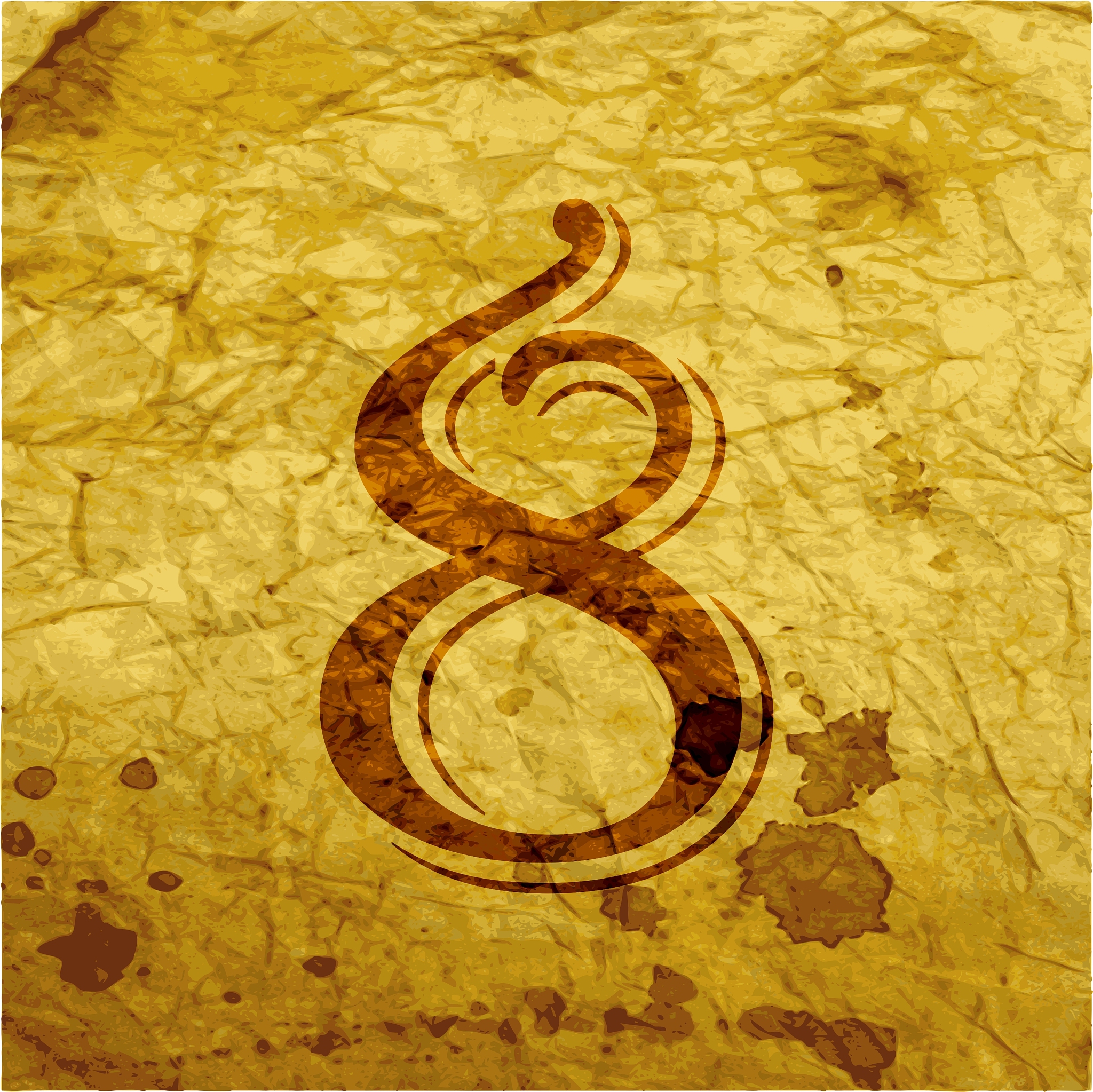 number eight icon symbol flat modern web design