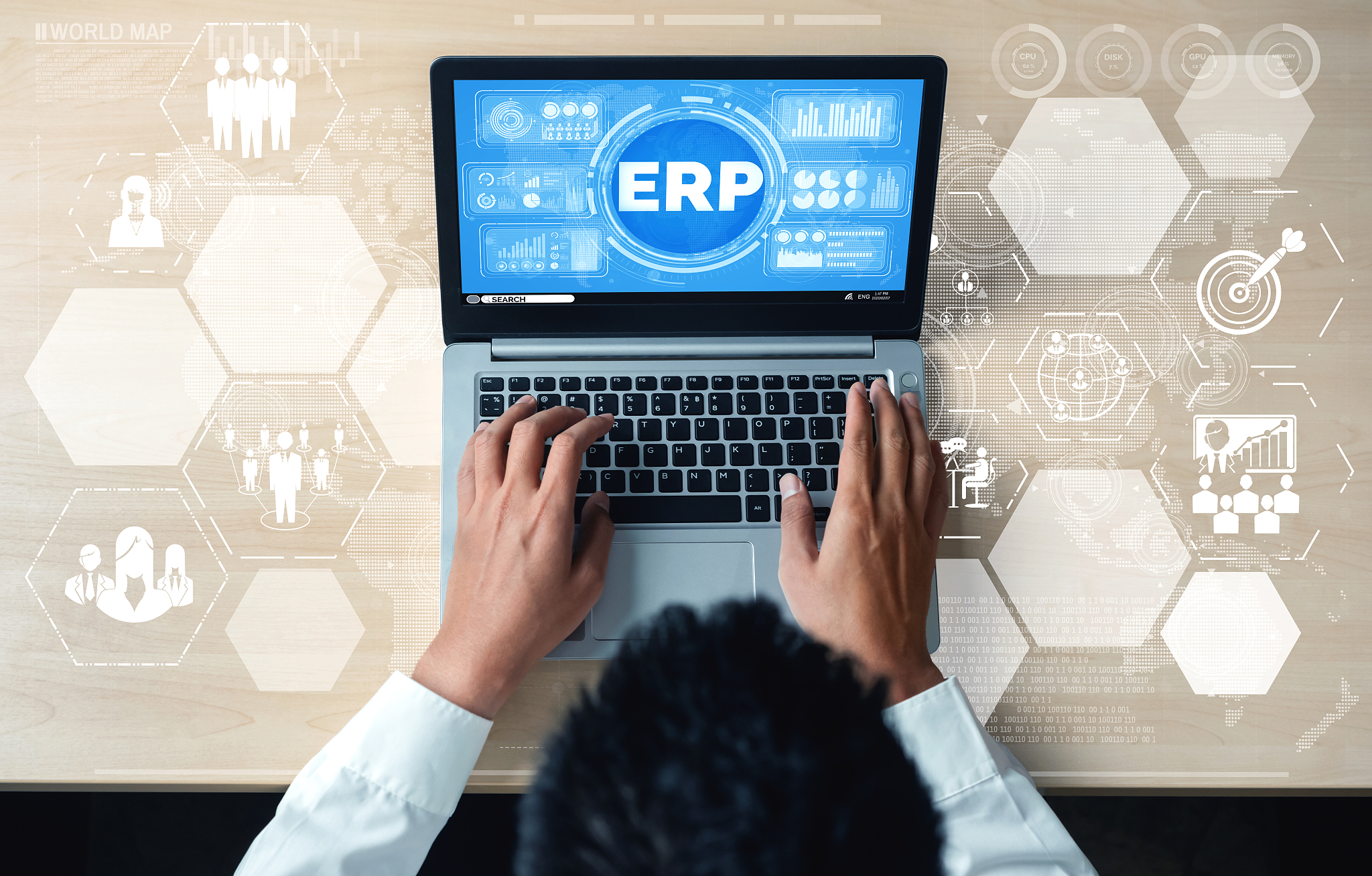 enterprise resource management erp software system for business 