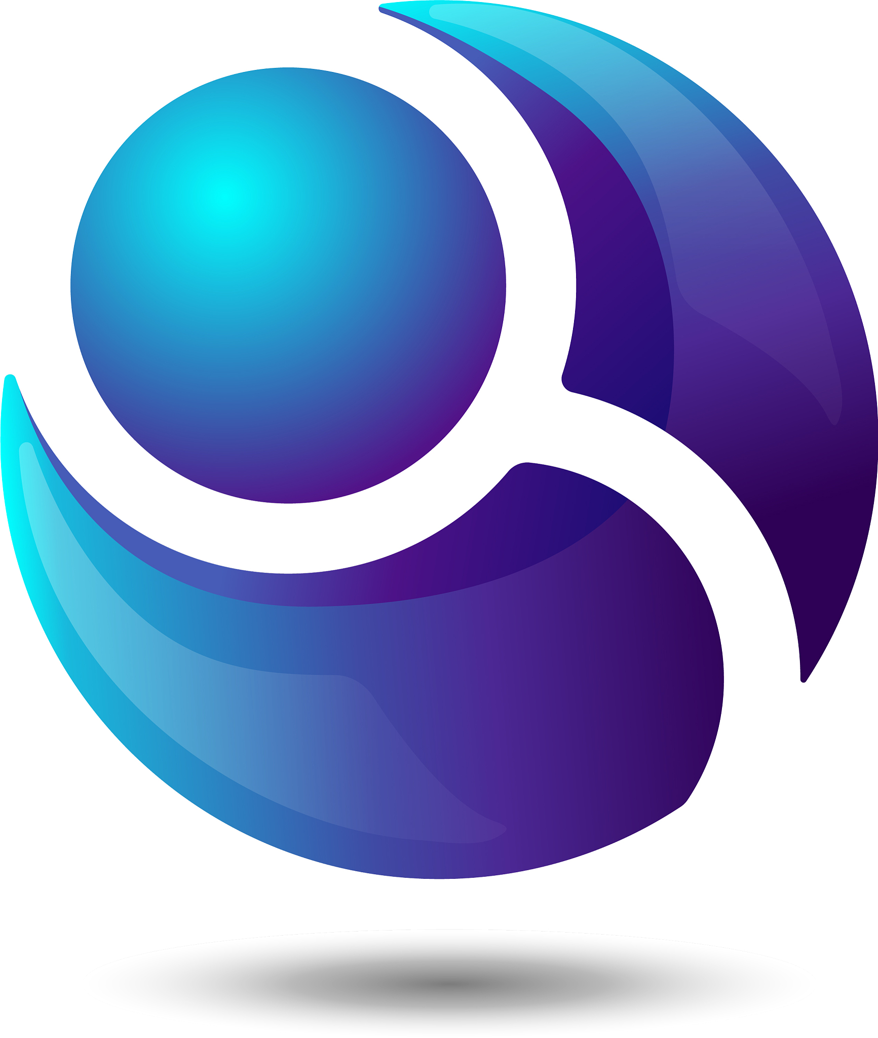 technology logo computer and data related
