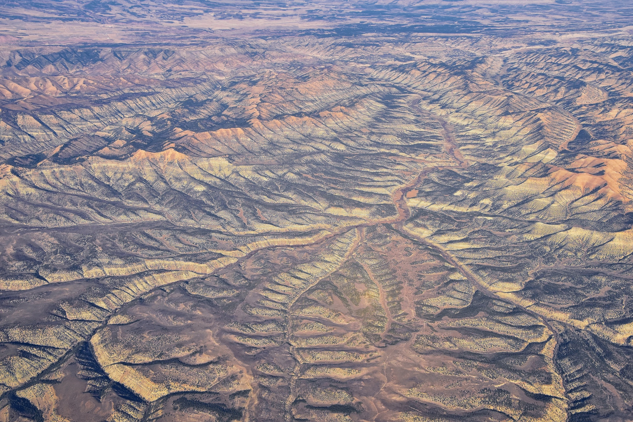 colorado rocky mountains aerial panoramic views from airplane of
