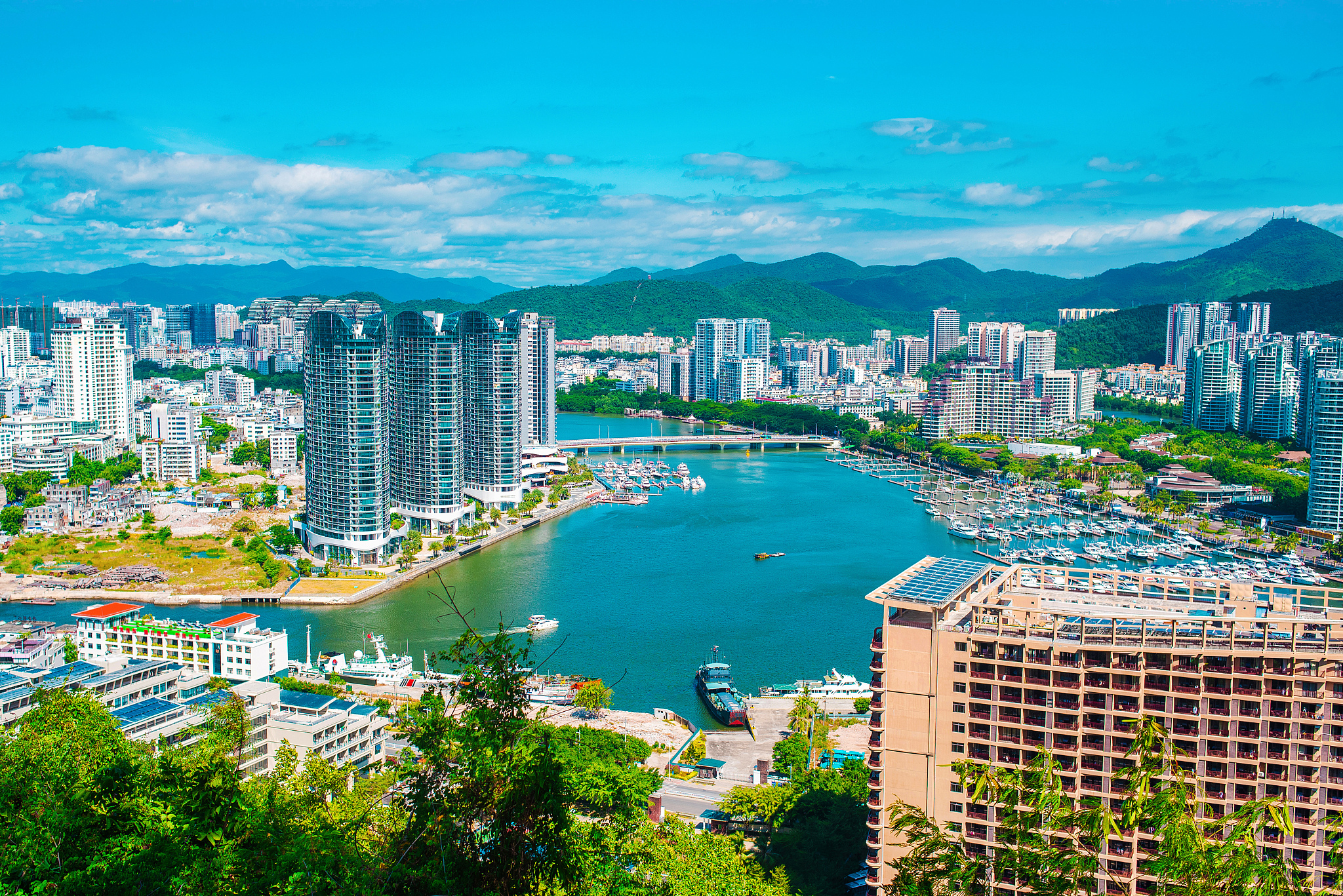paradise island hainan, sanya city.
