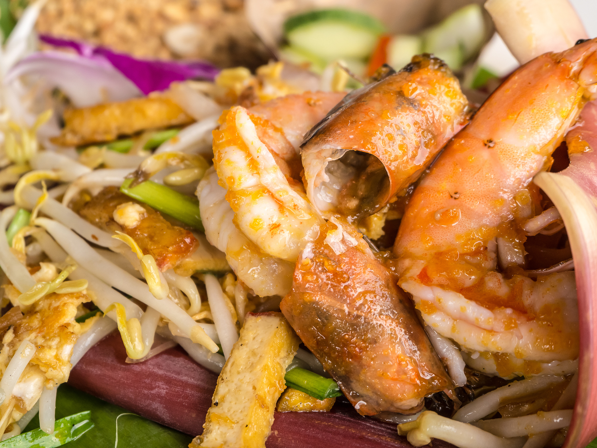 luxury set of pad thai.