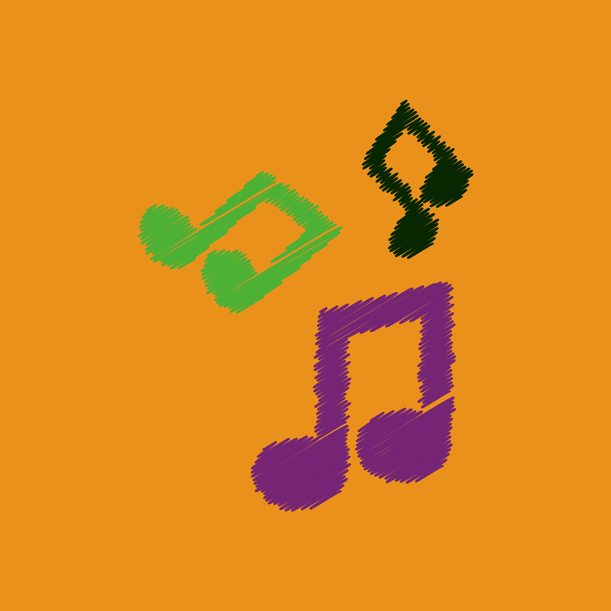 flat icon design collection music note