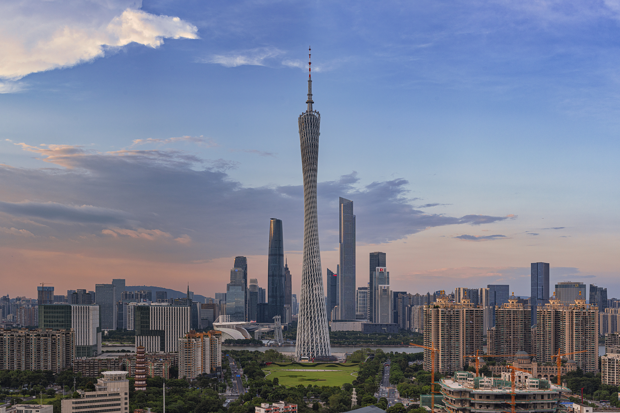 广州中轴城市风光