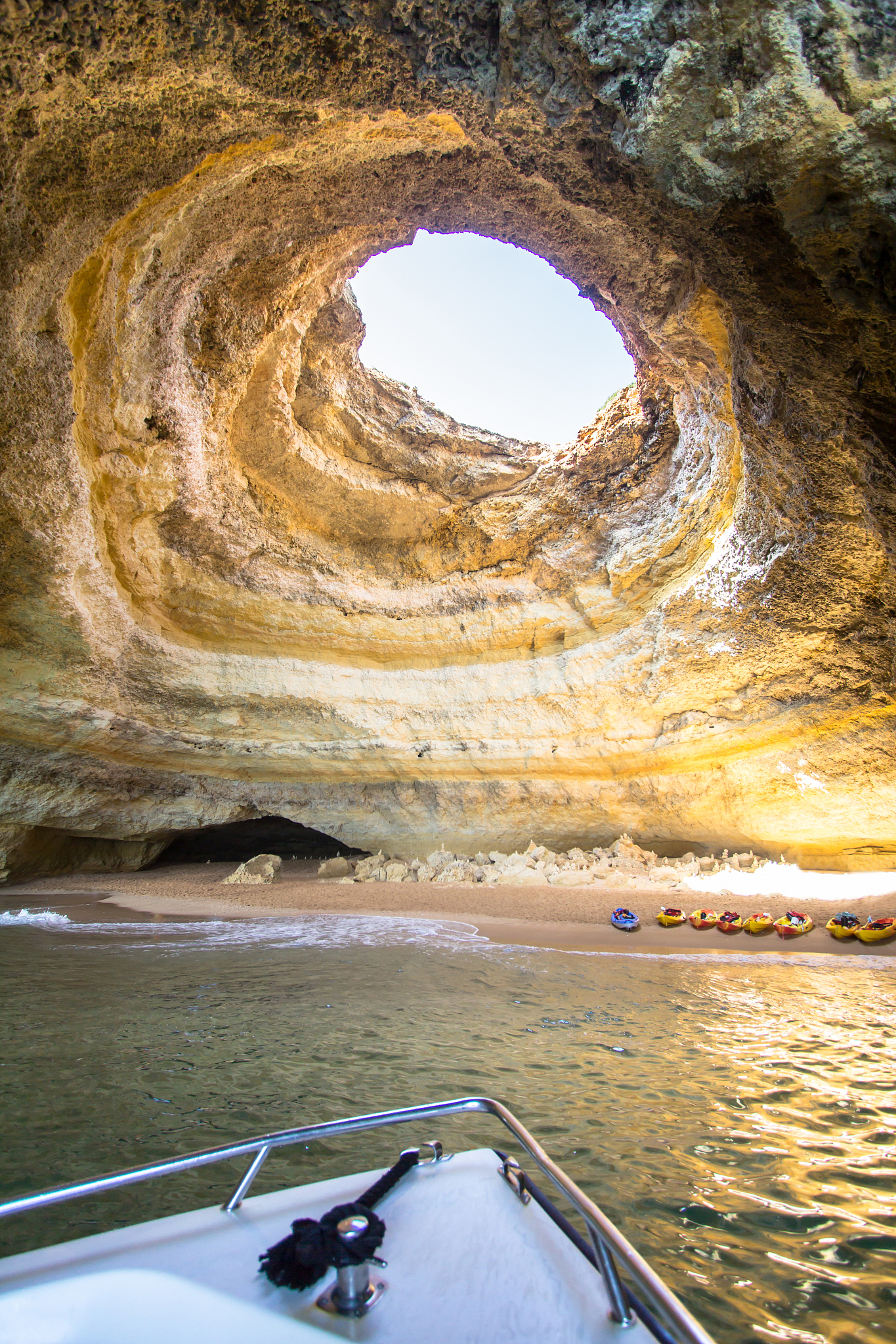 benagil sea cave on benagil beach, portugal