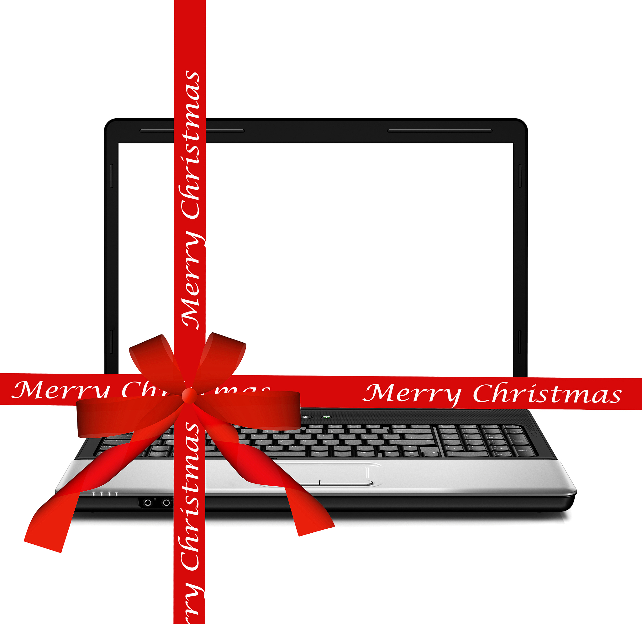christmas laptop computer