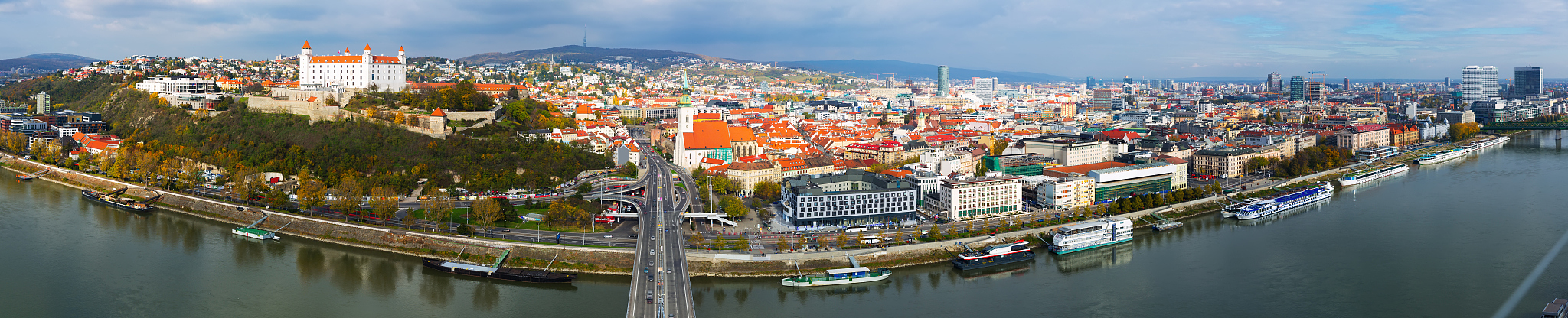 image of view on downtown
