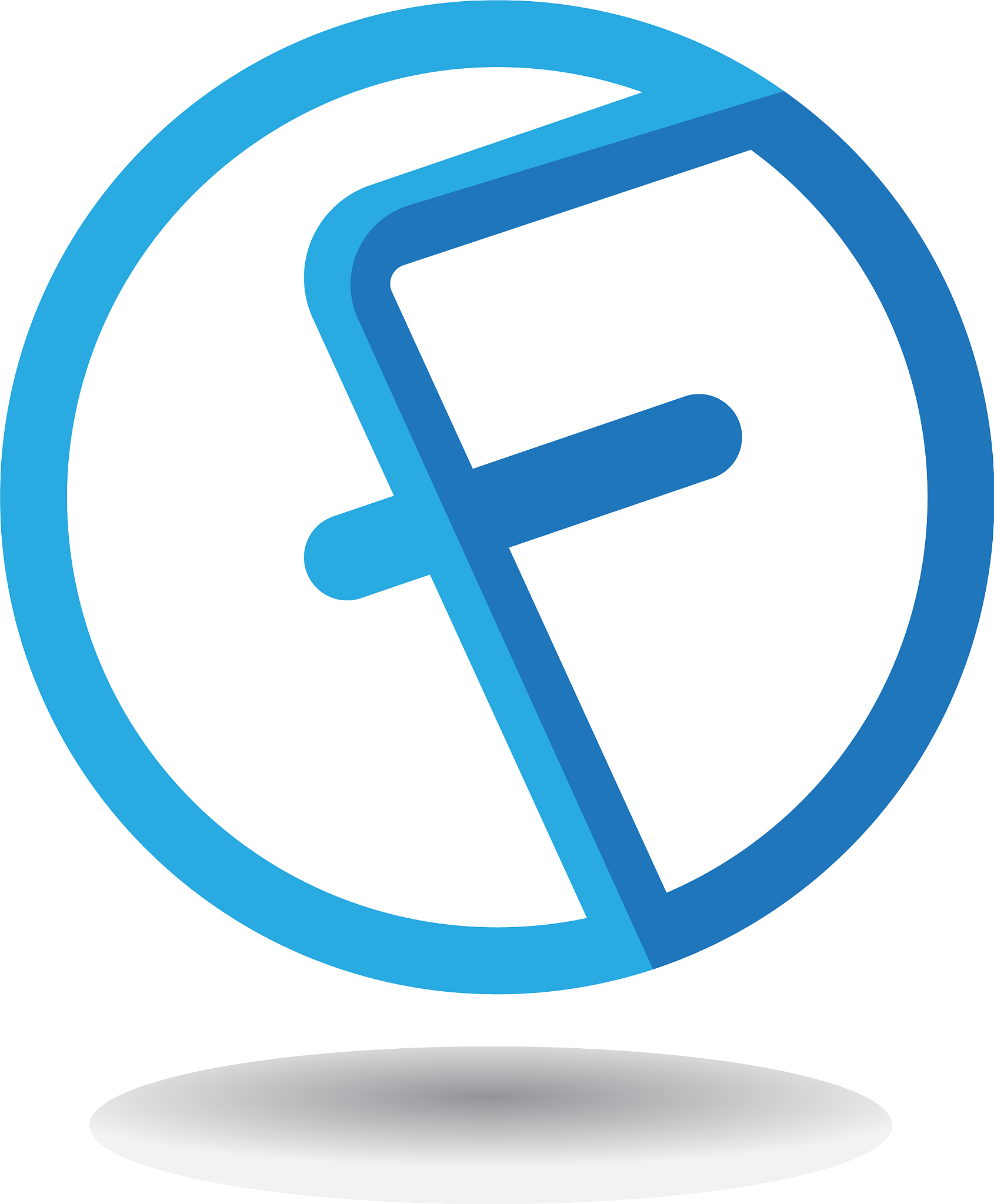f logo business symbols template letter