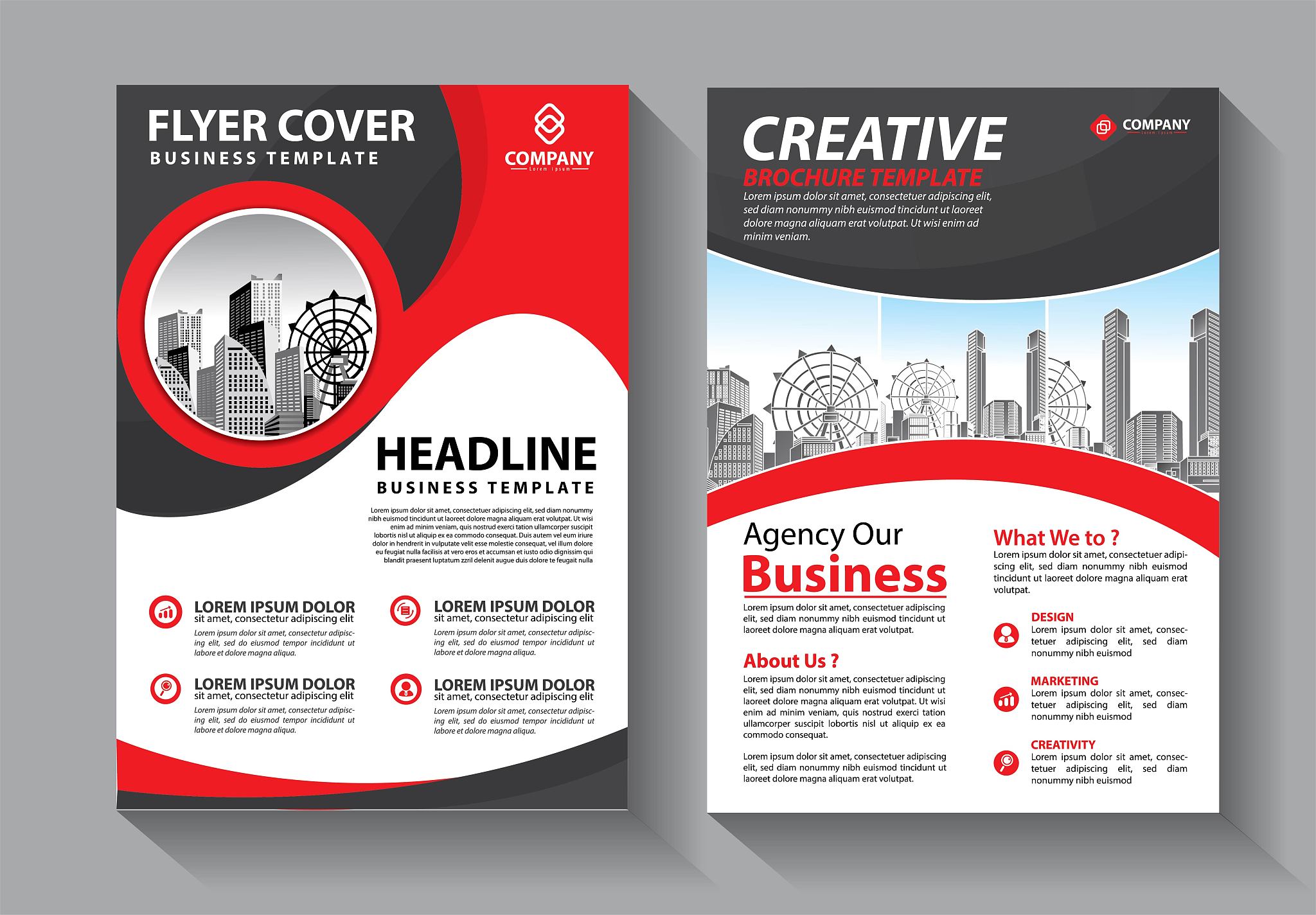 brochure design, cover modern layout, annual report, poster, fly