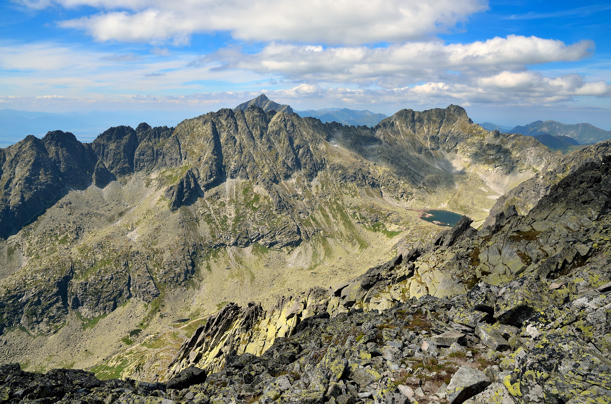 summer mountain landscape.