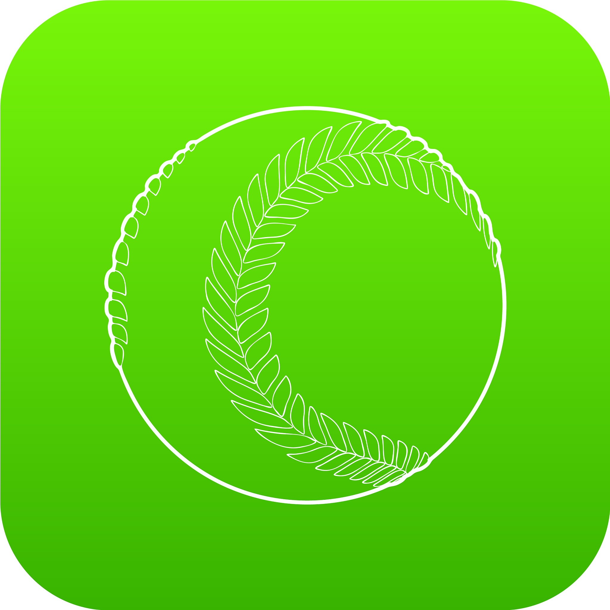 baseball ball icon green