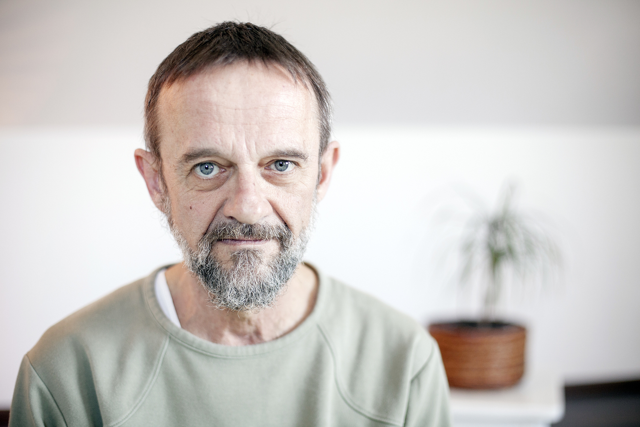 portrait of elderly therapist
