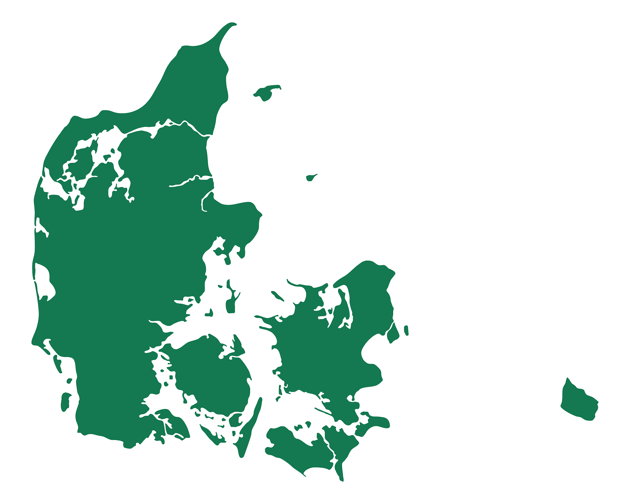 map of denmark